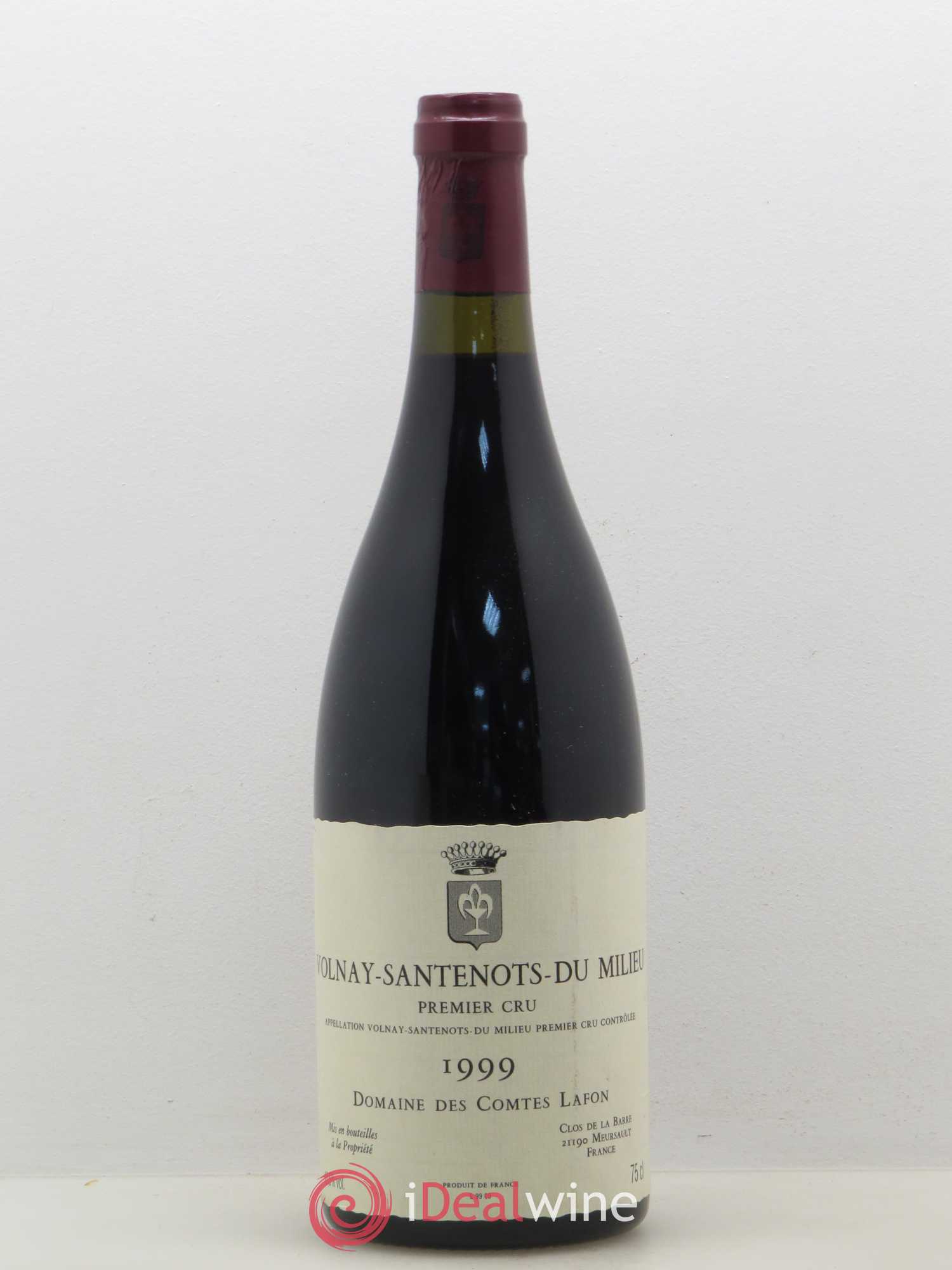 Volnay 1er Cru Santenots du Milieu Comtes Lafon (Domaine des) 1999 - Lot de 1 bouteille - 0