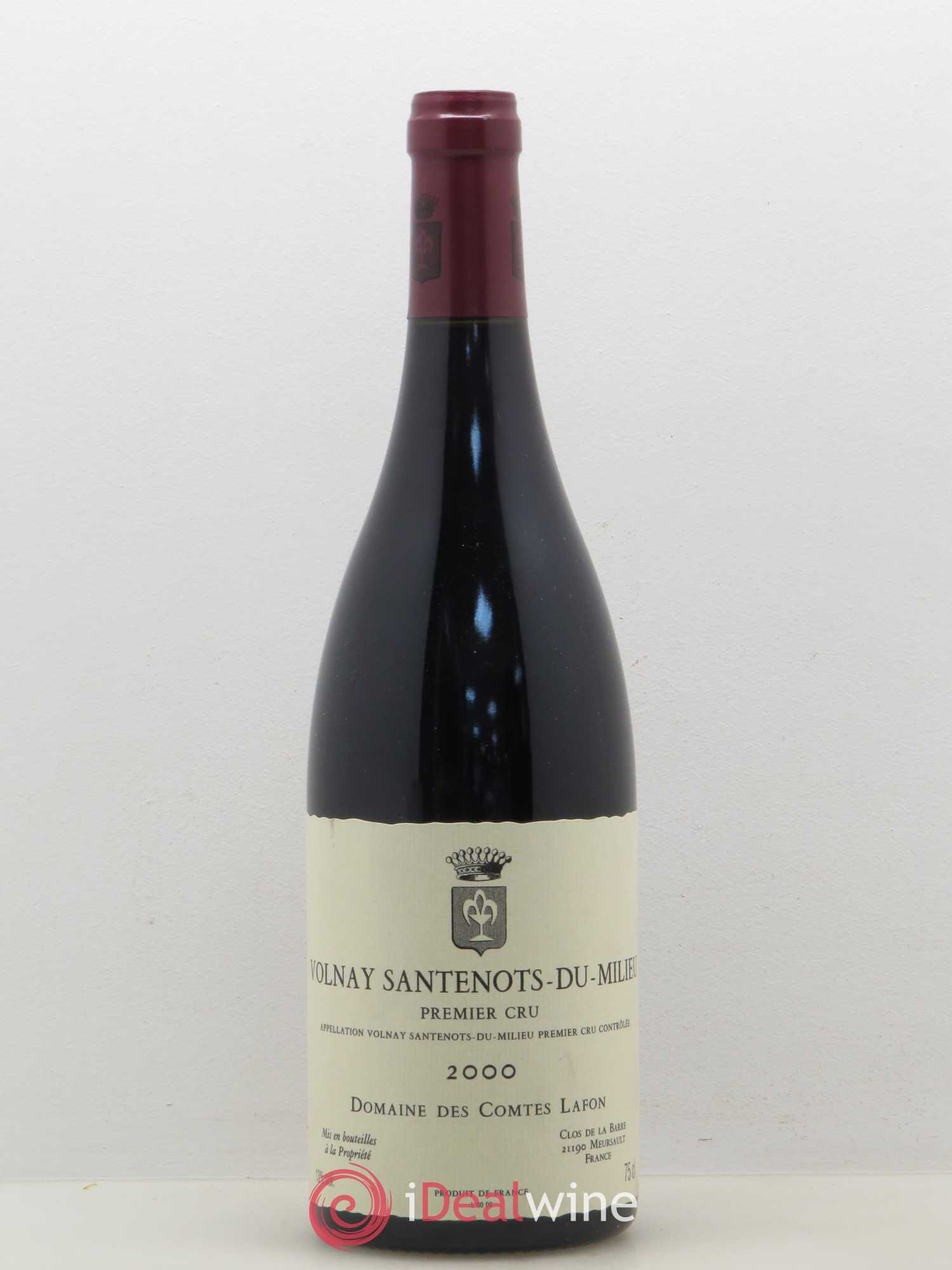 Volnay 1er Cru Santenots du Milieu Comtes Lafon (Domaine des) 2000 - Lot de 1 bouteille - 0
