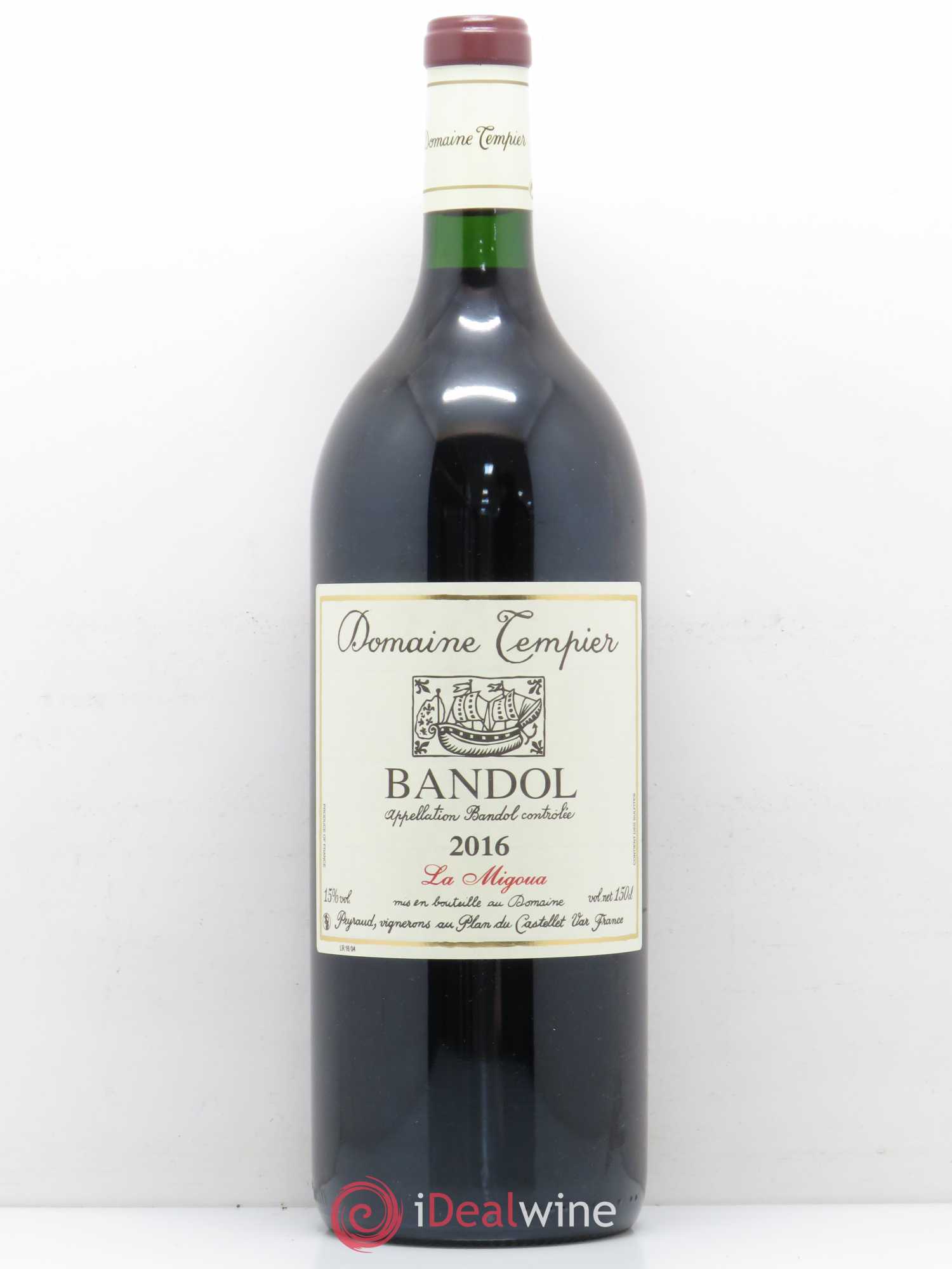 Bandol Domaine Tempier Cuvée La Migoua Famille Peyraud 2016 - Lot de 1 magnum - 0