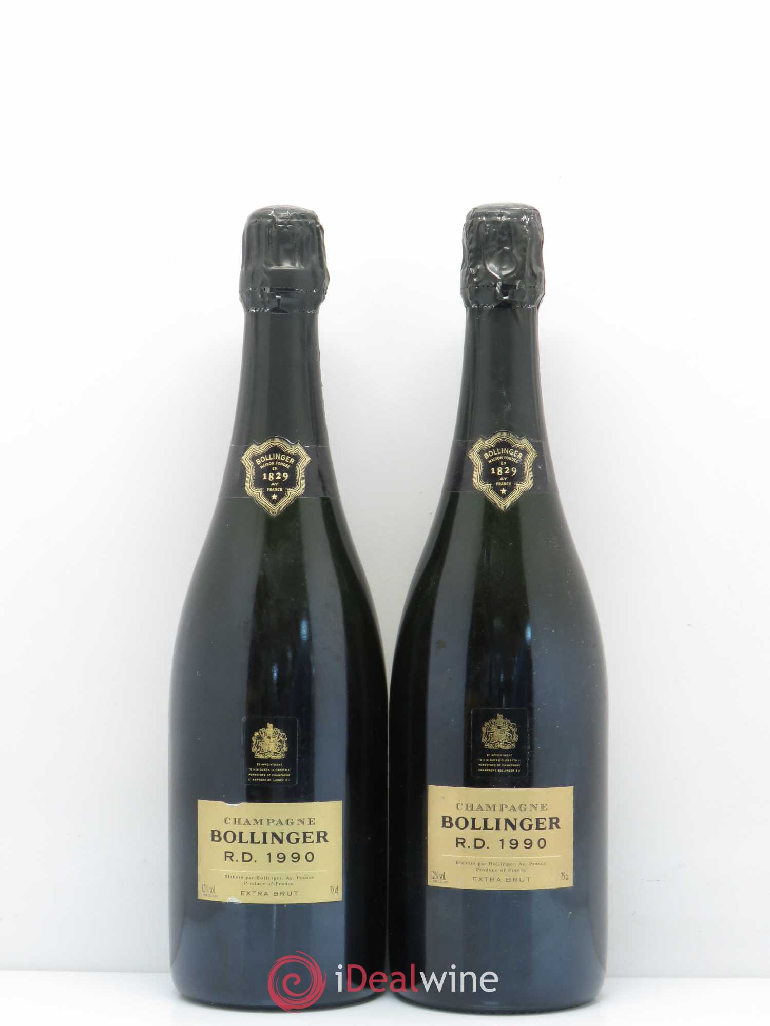 R.D. Extra-Brut Bollinger 1990 - Lot de 2 bouteilles - 0