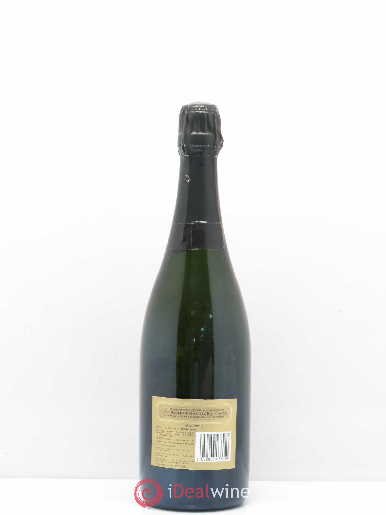 R.D. Extra-Brut Bollinger 1990 - Lot de 1 bouteille - 1