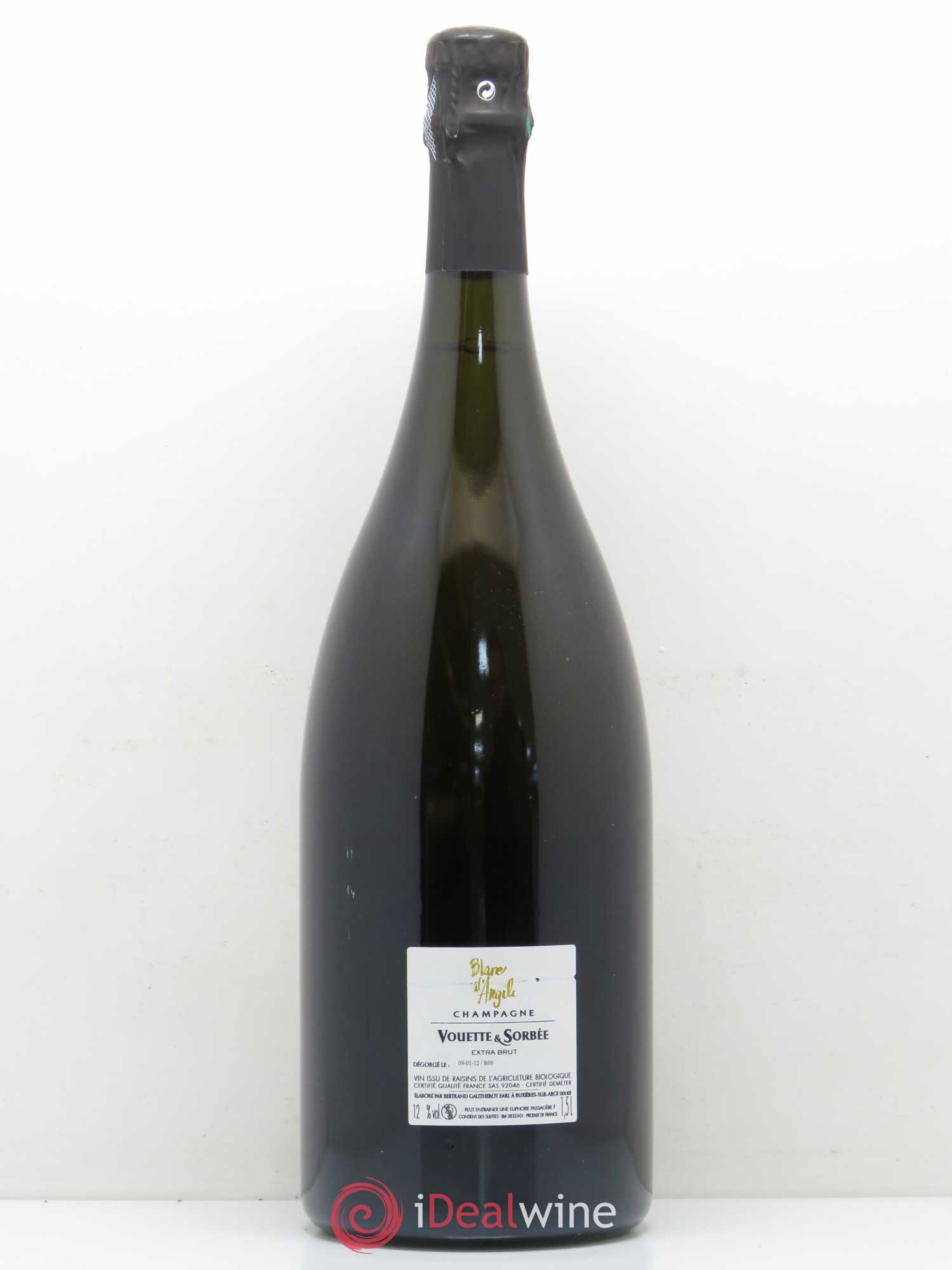 Champagne Blanc d'Argile Vouette & Sorbée Extra Brut - Posten von 1 Magnum - 1