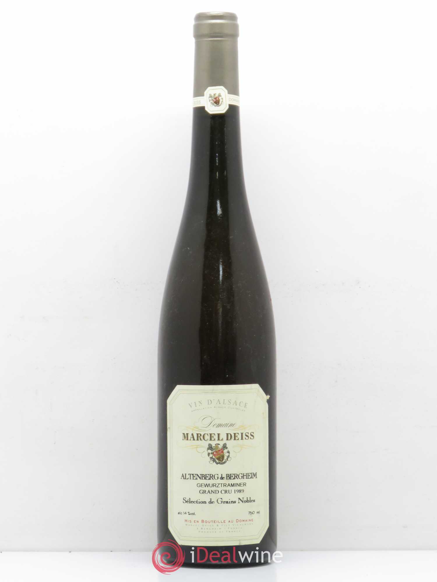 Alsace Gewurztraminer Sélection de Grains Nobles Grand Cru Altenberg de Bergheim Marcel Deiss (Domaine) 1989 - Lotto di 1 bottiglia - 0