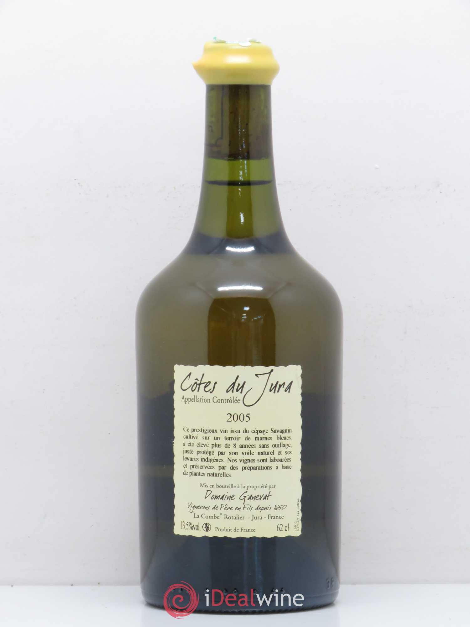 Côtes du Jura Vin Jaune Jean-François Ganevat (Domaine) 2005 - Lot de 1 bouteille - 1