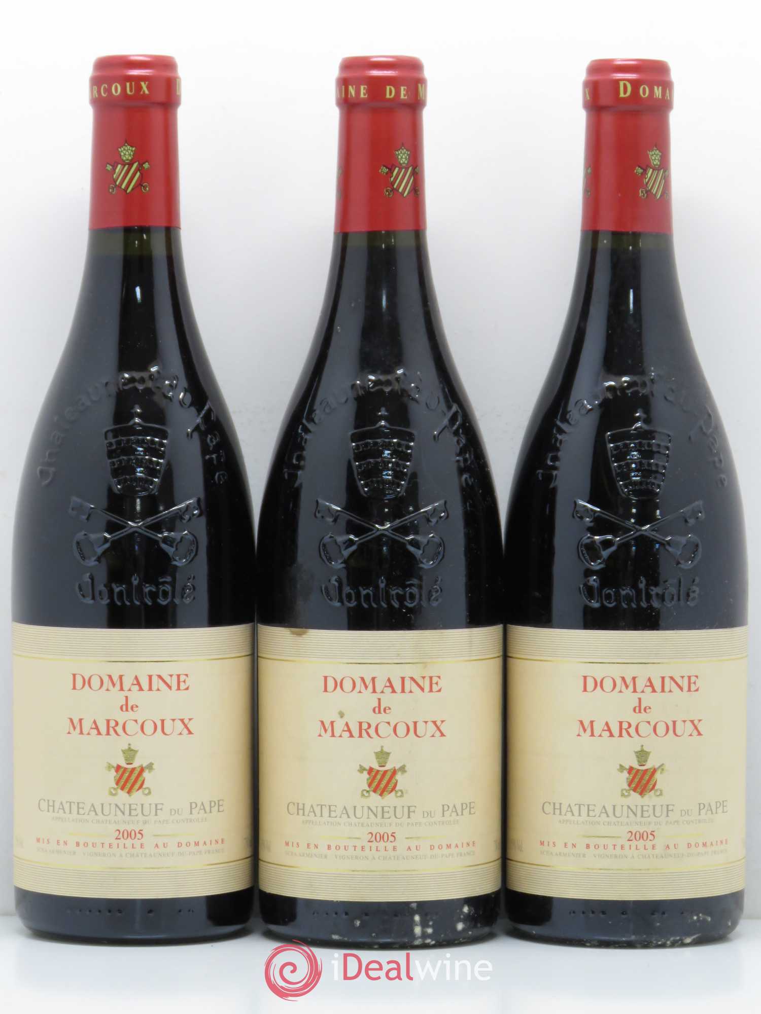 Châteauneuf-du-Pape Marcoux (Domaine de) 2005 - Lot de 6 bouteilles - 1