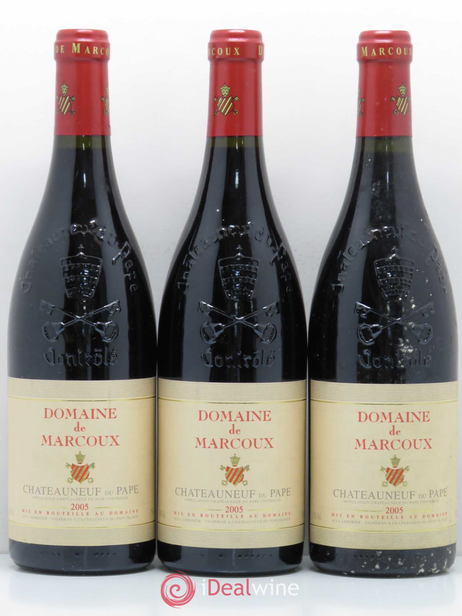 Châteauneuf-du-Pape Marcoux (Domaine de) 2005 - Lot de 6 bouteilles - 2