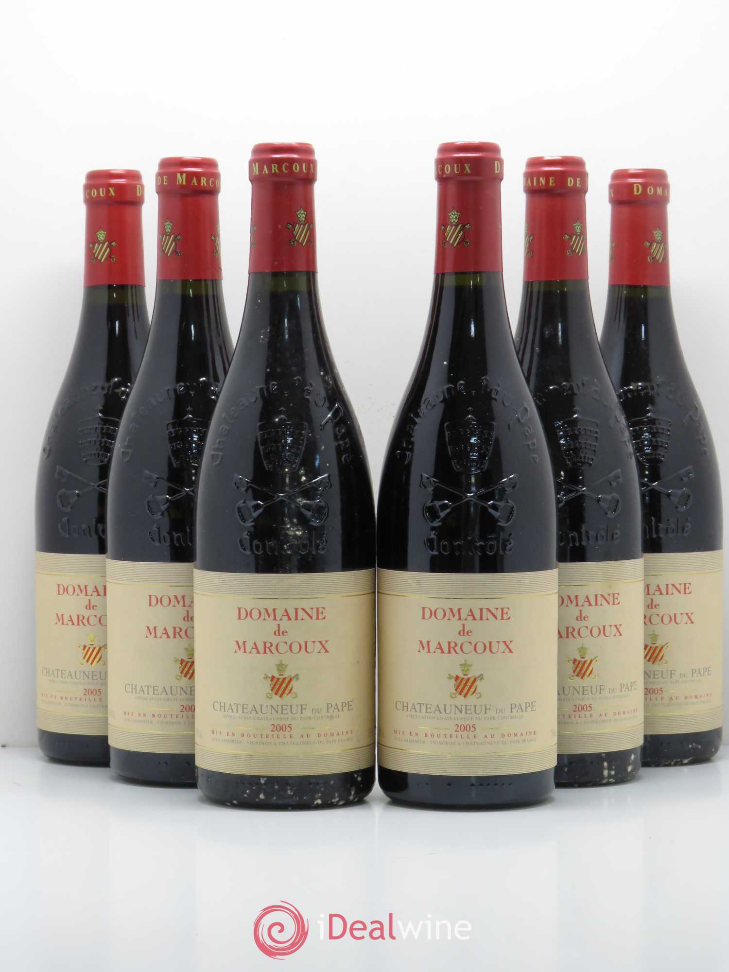 Châteauneuf-du-Pape Marcoux (Domaine de) 2005 - Lot de 6 bouteilles - 0