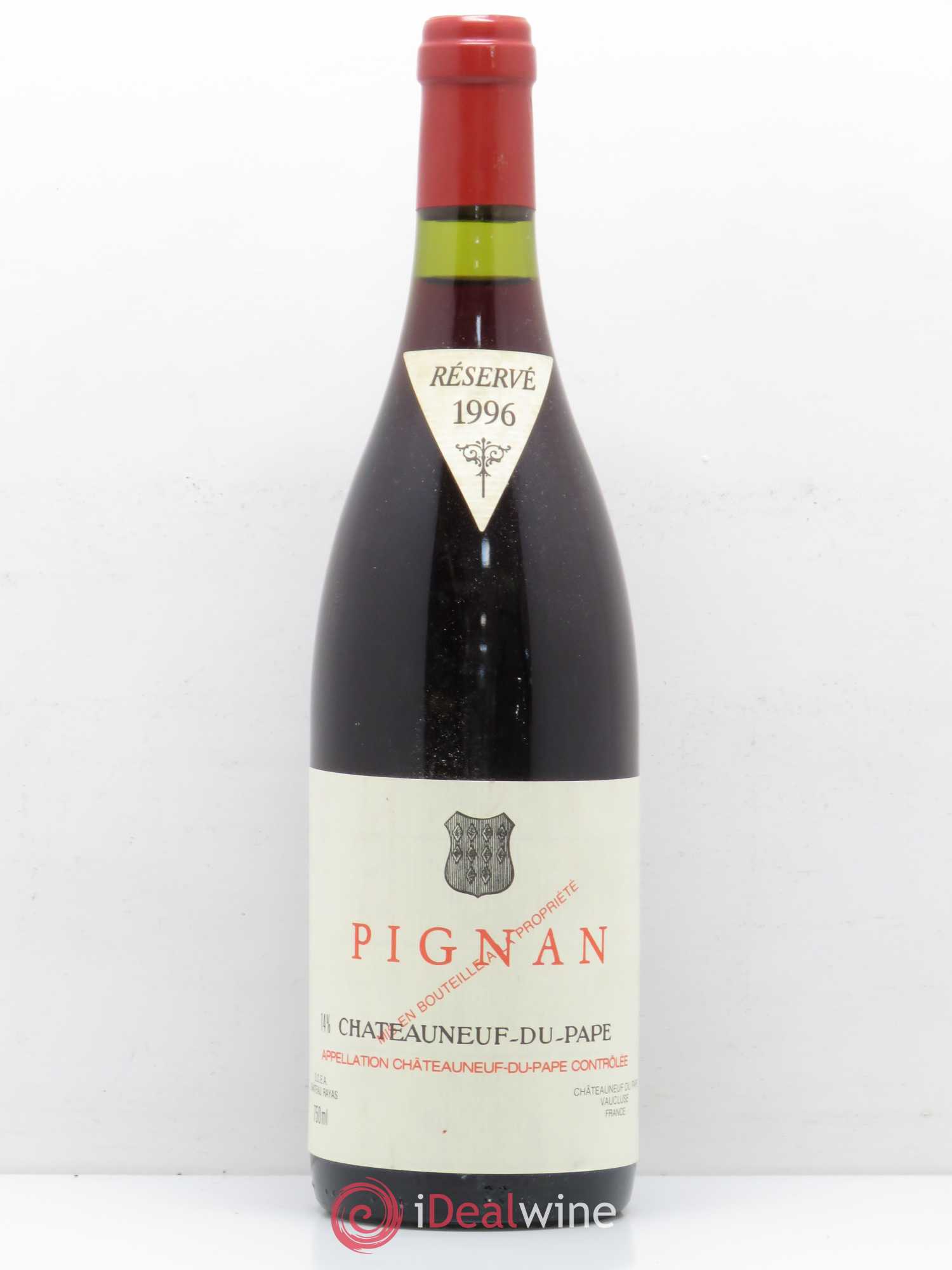 Châteauneuf-du-Pape Pignan Emmanuel Reynaud 1996 - Lot de 1 bouteille - 0