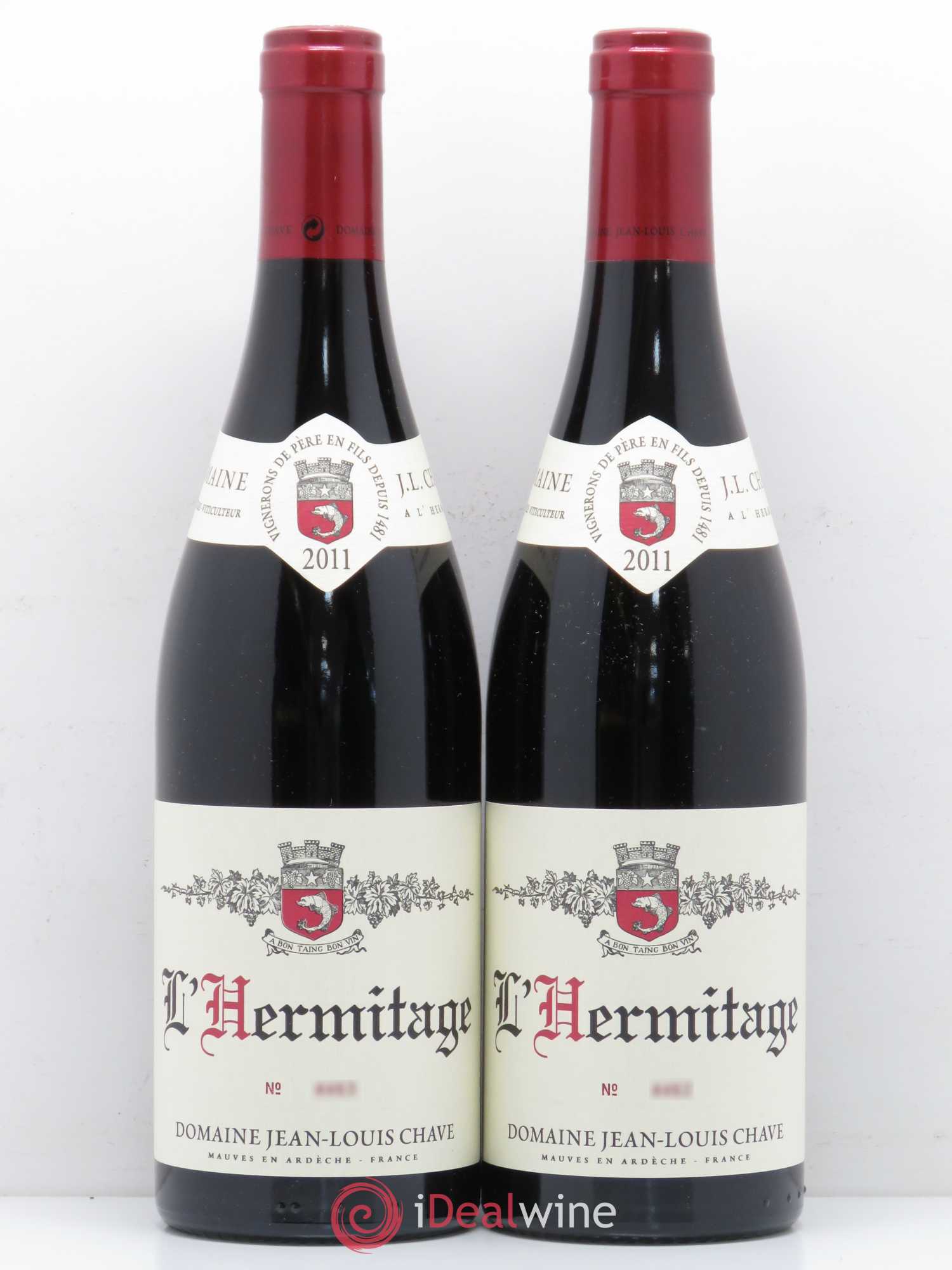 Hermitage Jean-Louis Chave 2011 - Lot de 2 bouteilles - 0