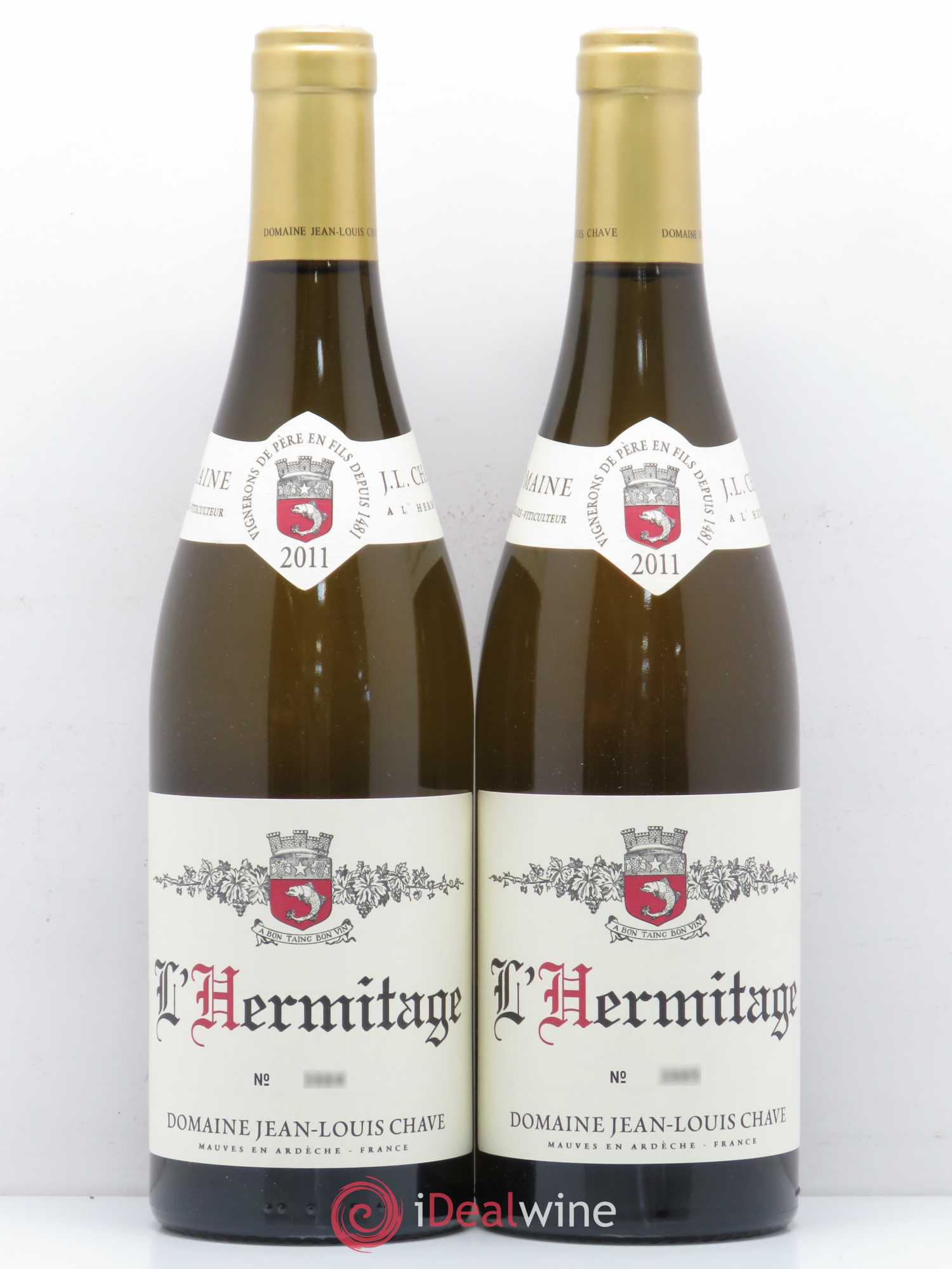 Hermitage Jean-Louis Chave 2011 - Lot de 2 bouteilles - 0