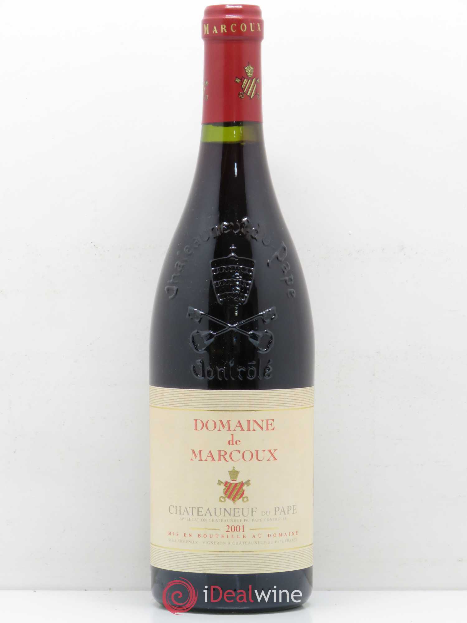 Châteauneuf-du-Pape Marcoux (Domaine de) 2001 - Lot de 1 bouteille - 0