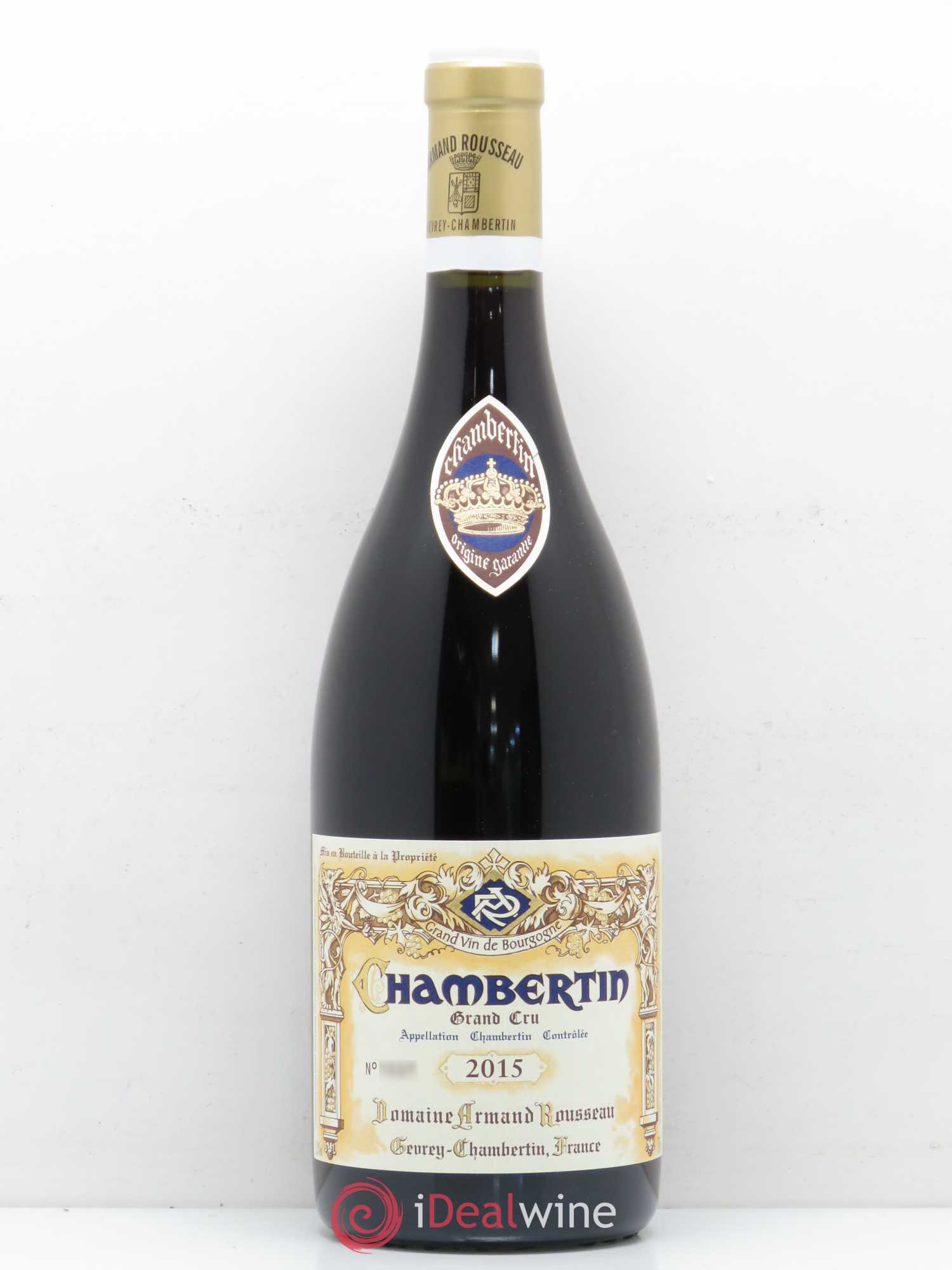 Chambertin Grand Cru Armand Rousseau (Domaine) 2015 - Lot de 1 bouteille - 0