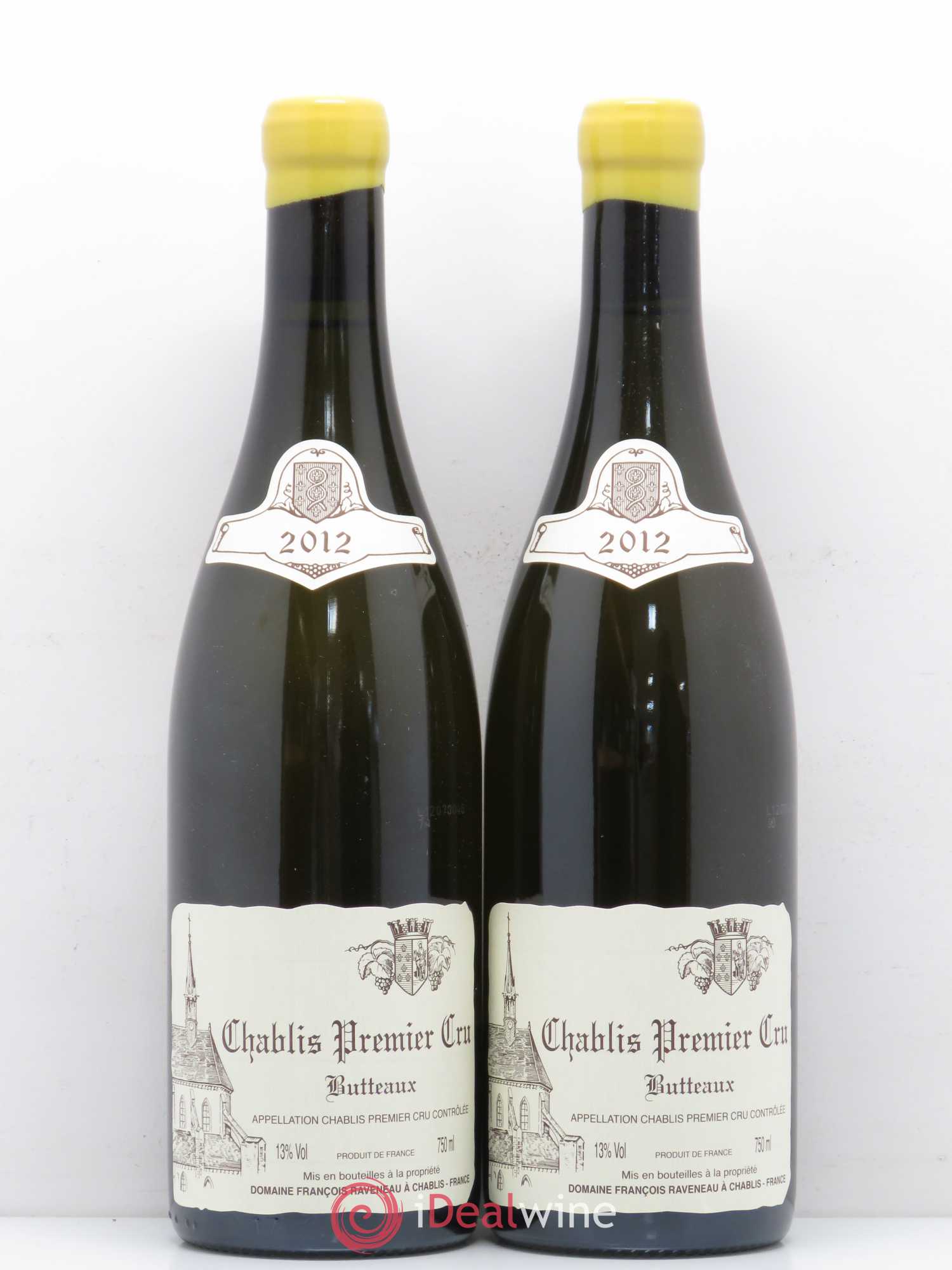 Chablis 1er Cru Butteaux Raveneau (Domaine) 2012 - Lot de 2 bouteilles - 0