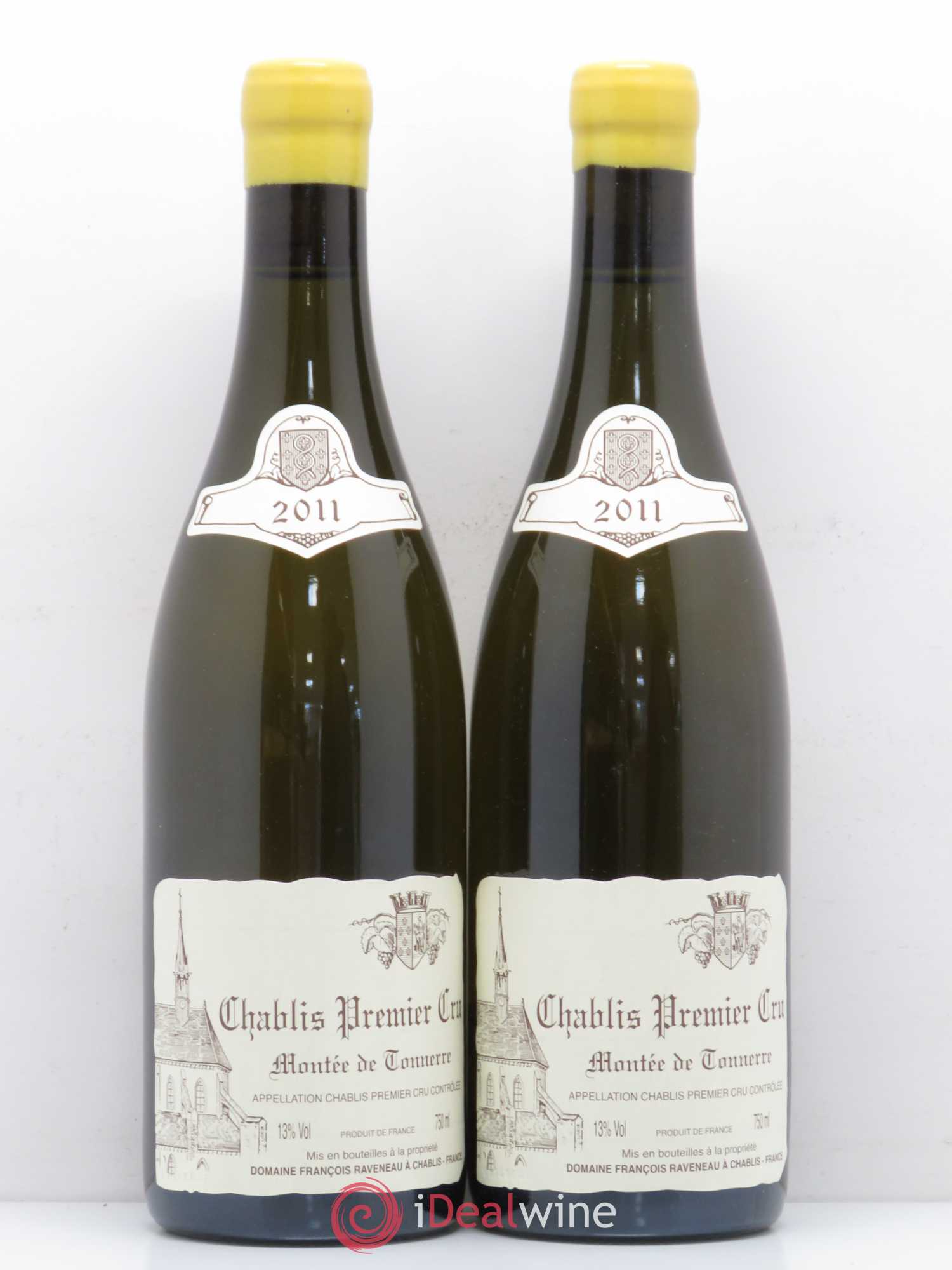 Chablis 1er Cru Montée de Tonnerre Raveneau (Domaine) 2011 - Lot de 2 bouteilles - 0