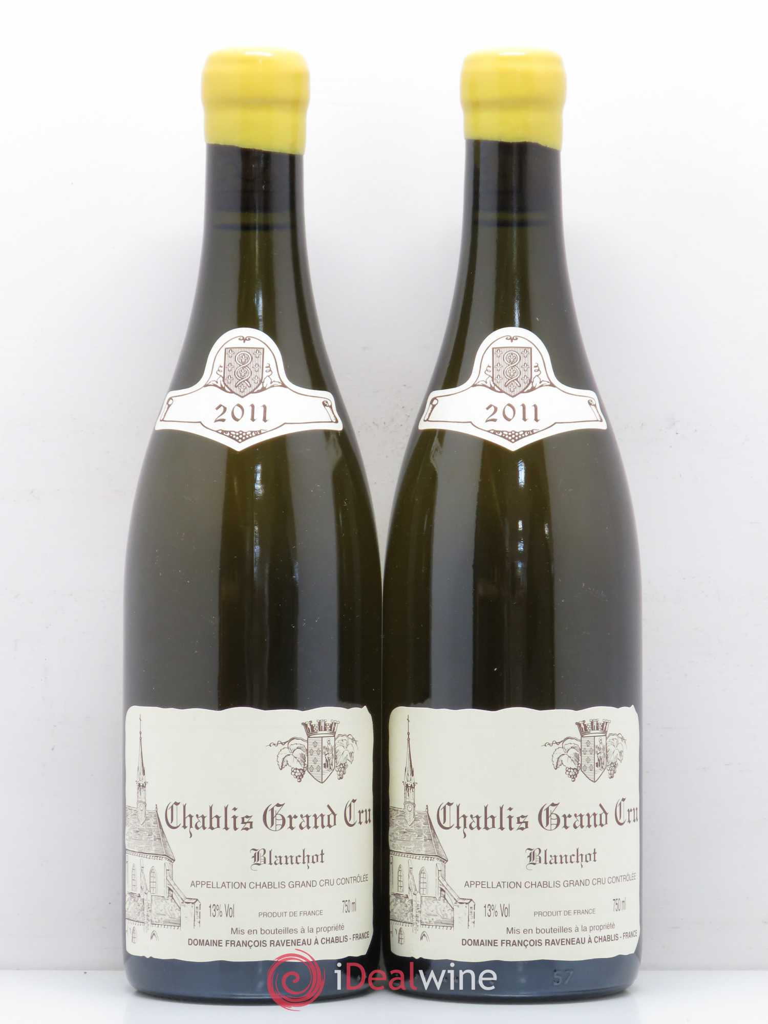 Chablis Grand Cru Blanchot Raveneau (Domaine) 2011 - Lot de 2 bouteilles - 0