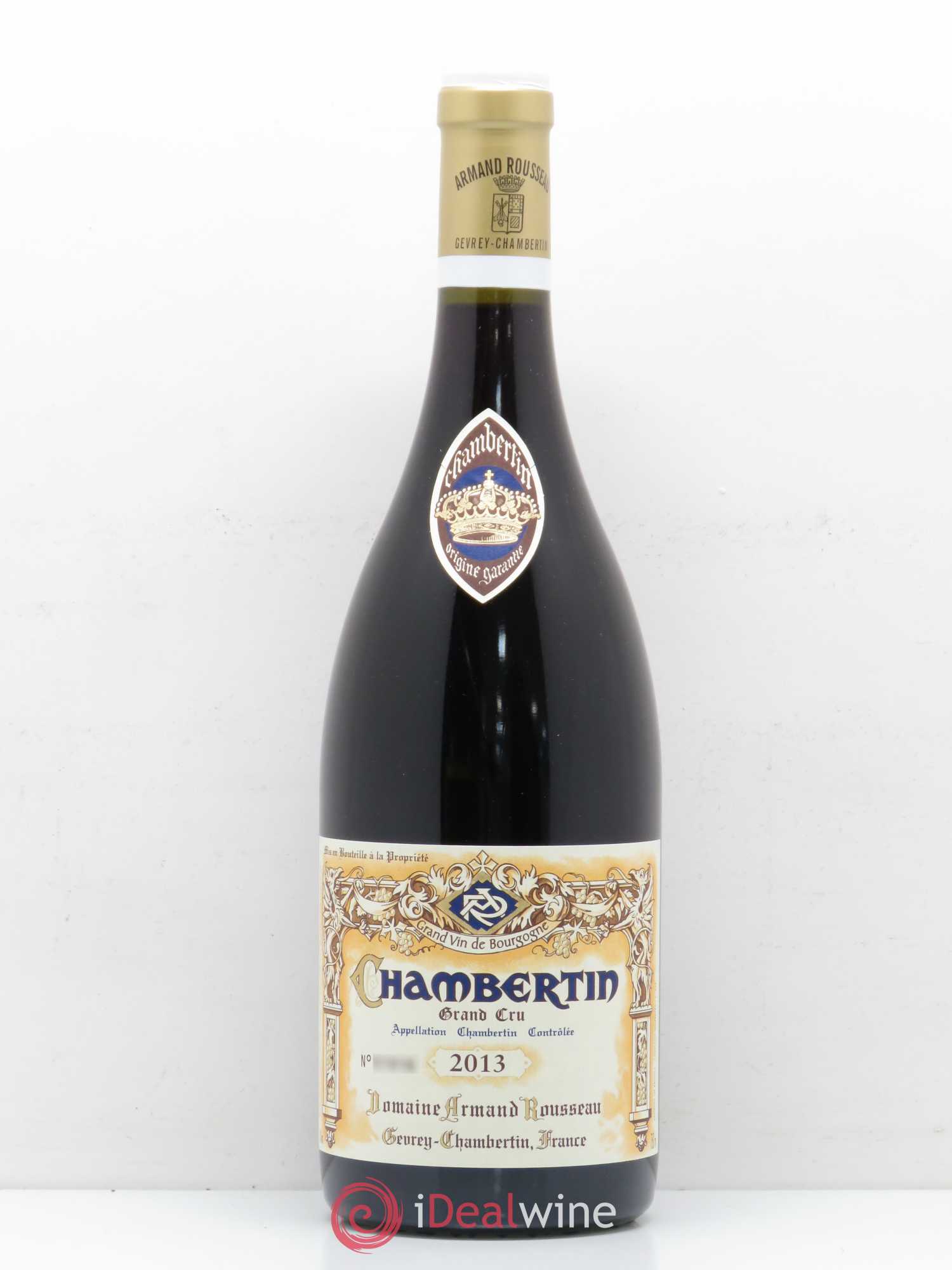 Chambertin Grand Cru Armand Rousseau (Domaine) 2013 - Lot de 1 bouteille - 0