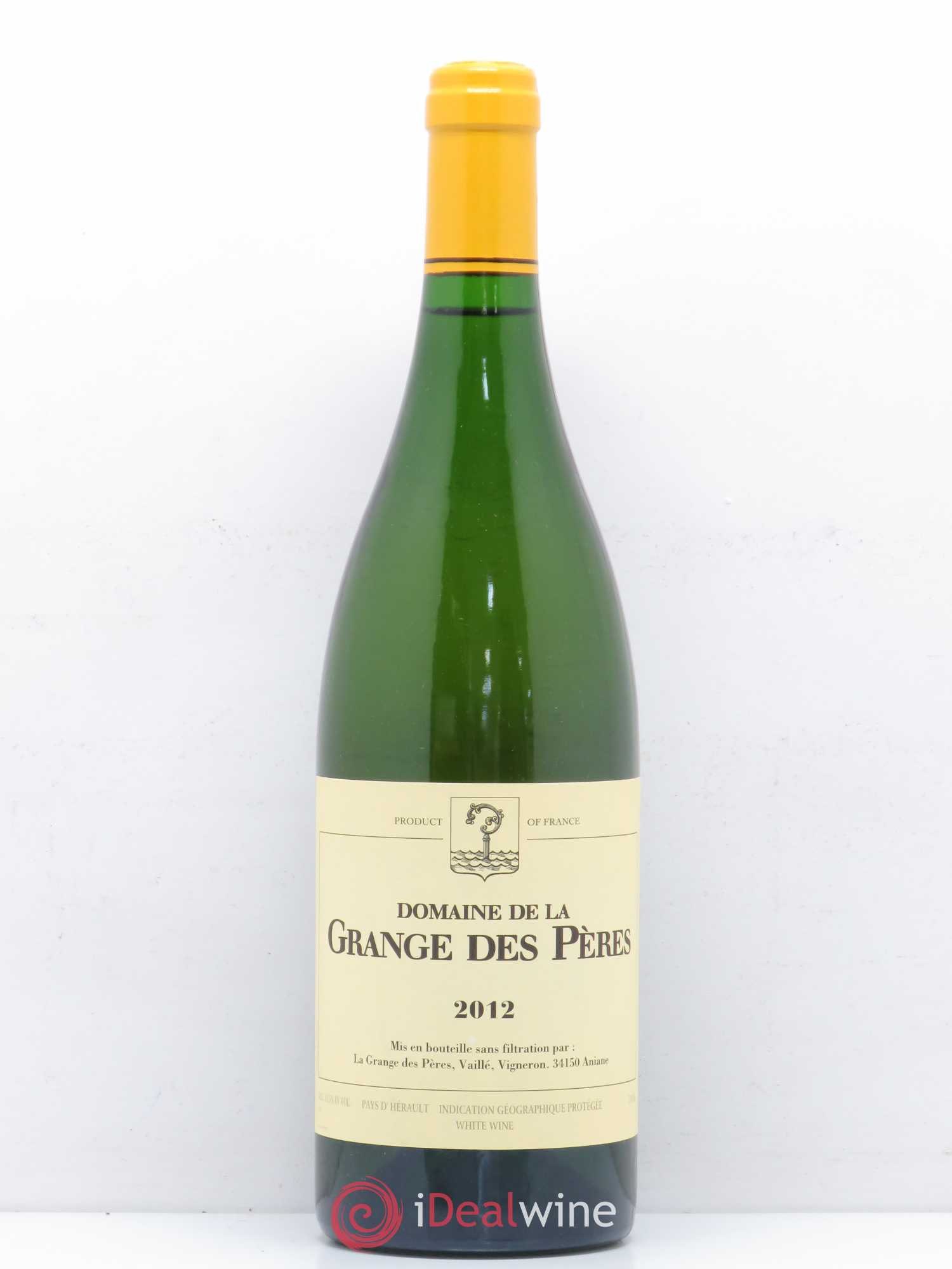 Pays d'Hérault Grange des Pères Laurent Vaillé 2012 - Lot de 1 bouteille - 0