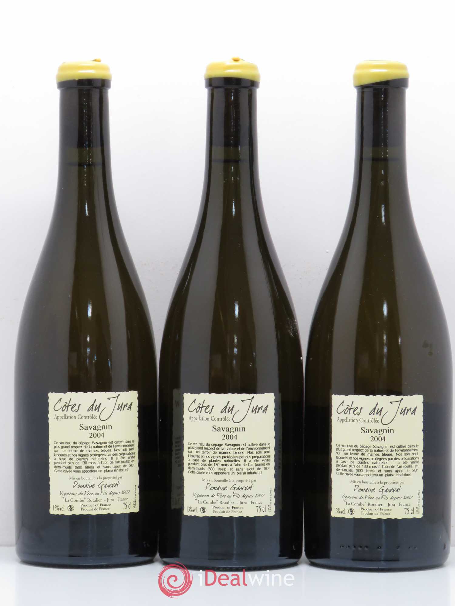 Côtes du Jura Les Vignes de mon Père Jean-François Ganevat (Domaine) 2004 - Lot de 3 bouteilles - 1