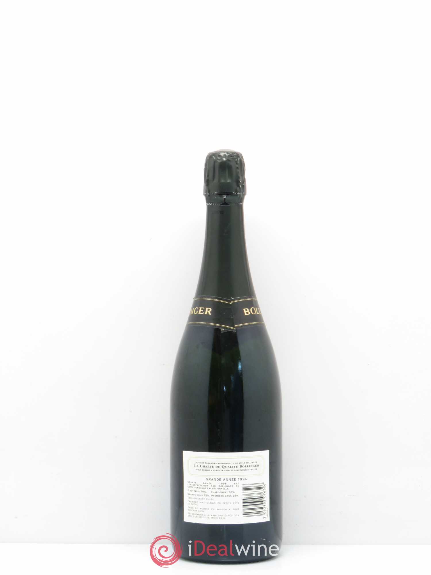 La Grande Année Brut Bollinger 1996 - Lot de 1 bouteille - 1