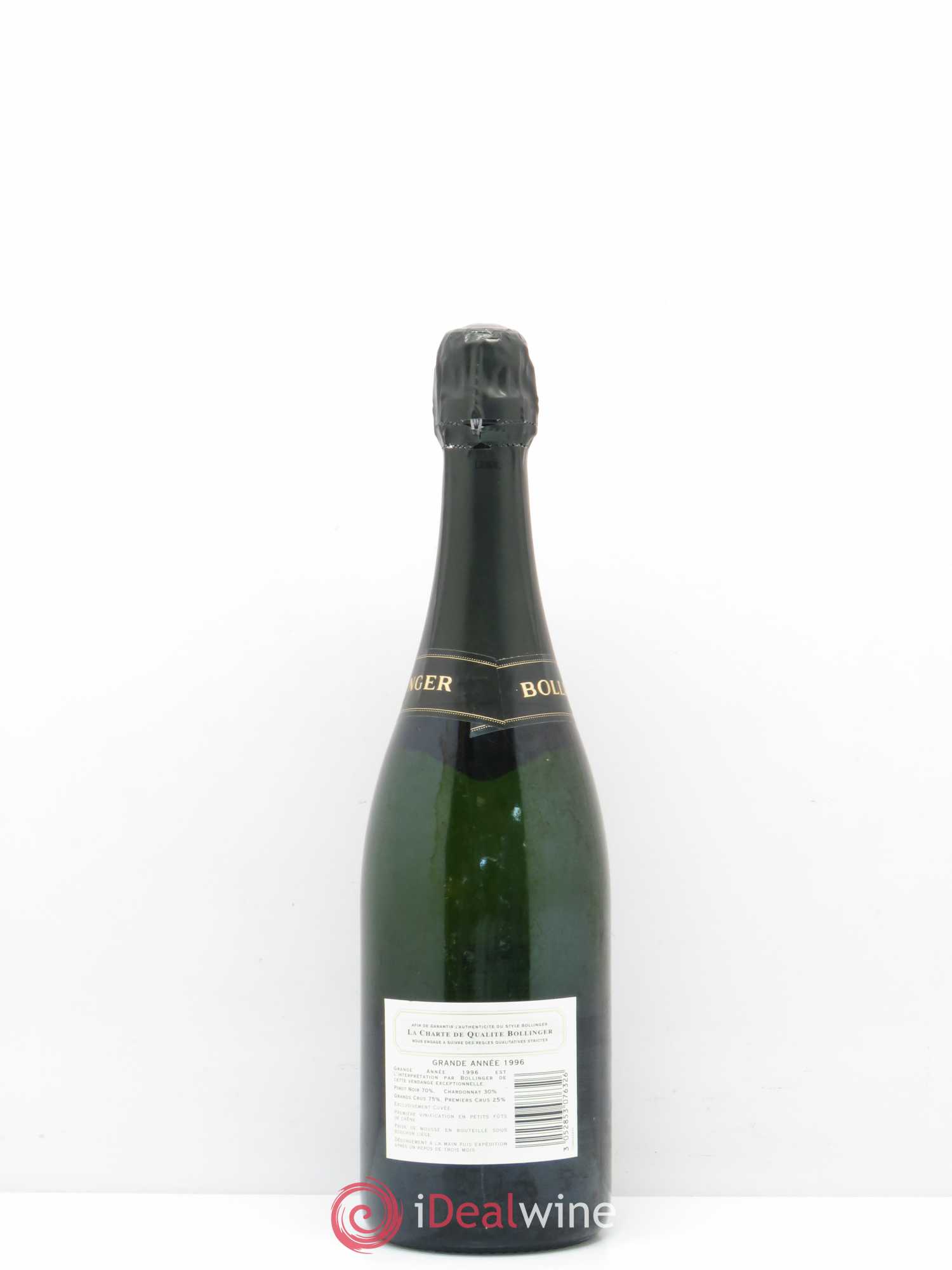 La Grande Année Brut Bollinger 1996 - Lot de 1 bouteille - 1