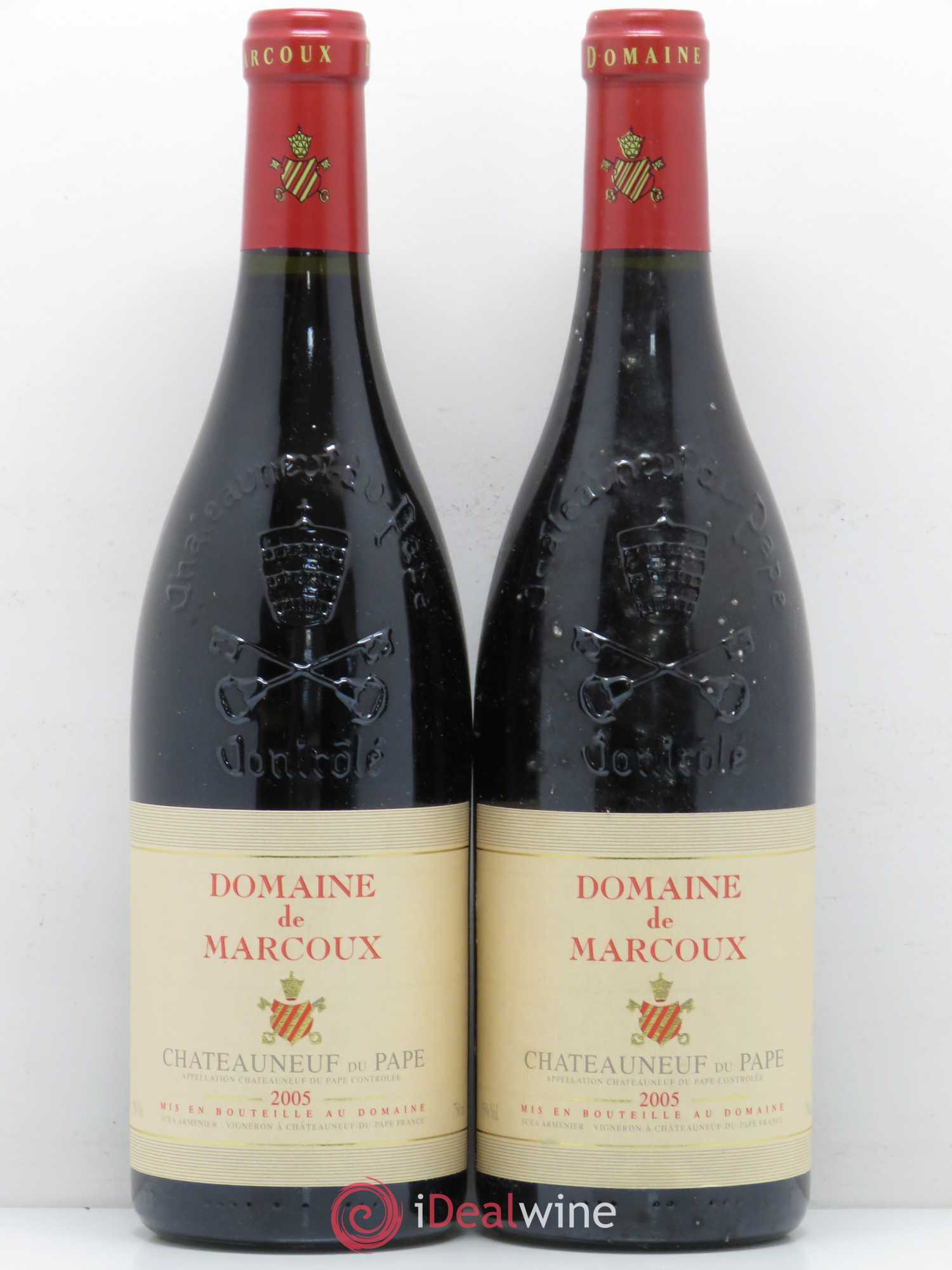 Châteauneuf-du-Pape Marcoux (Domaine de) 2005 - Lot de 2 bouteilles - 0