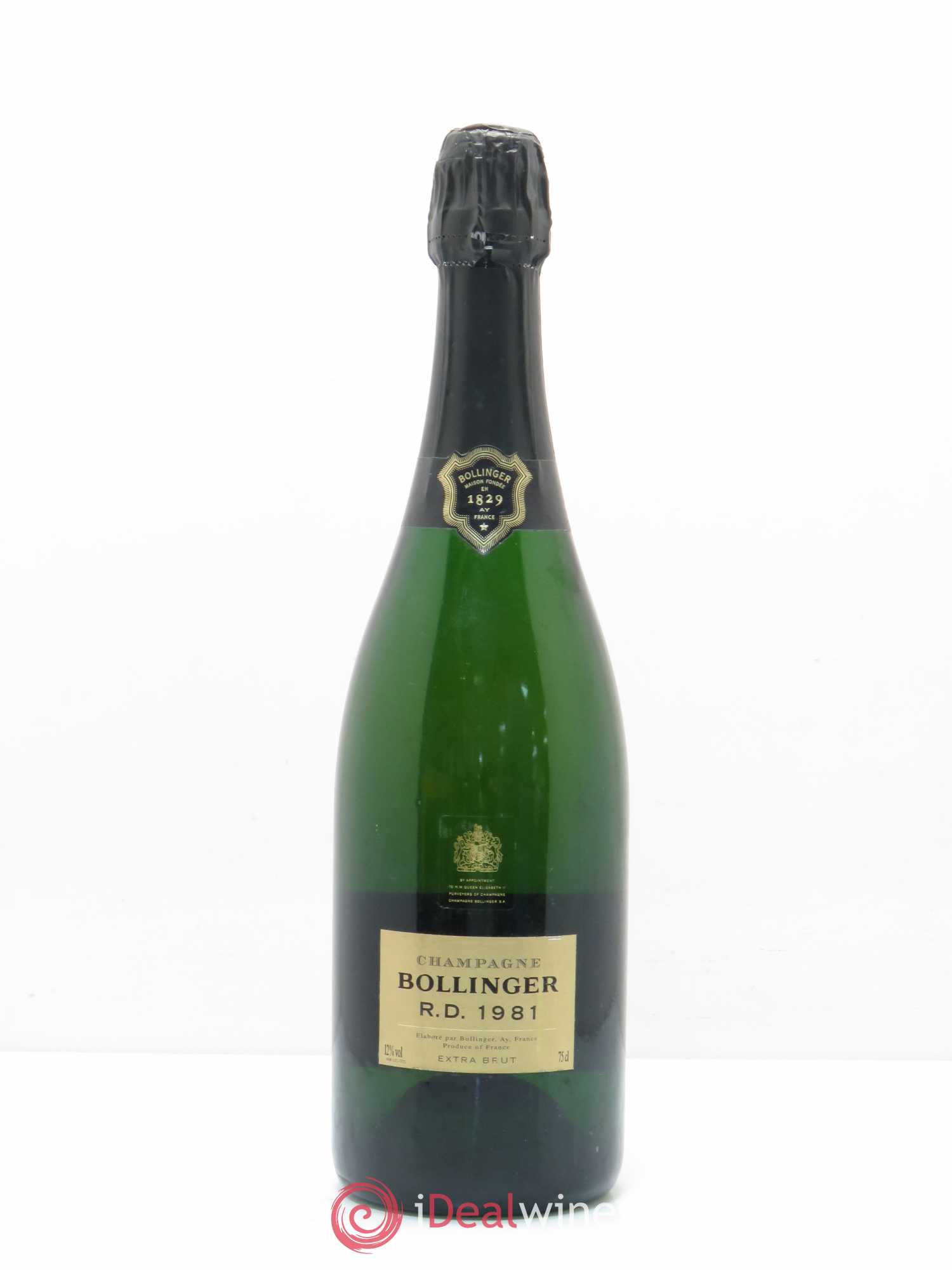R.D. Extra-Brut Bollinger 1981 - Lot de 1 bouteille - 0