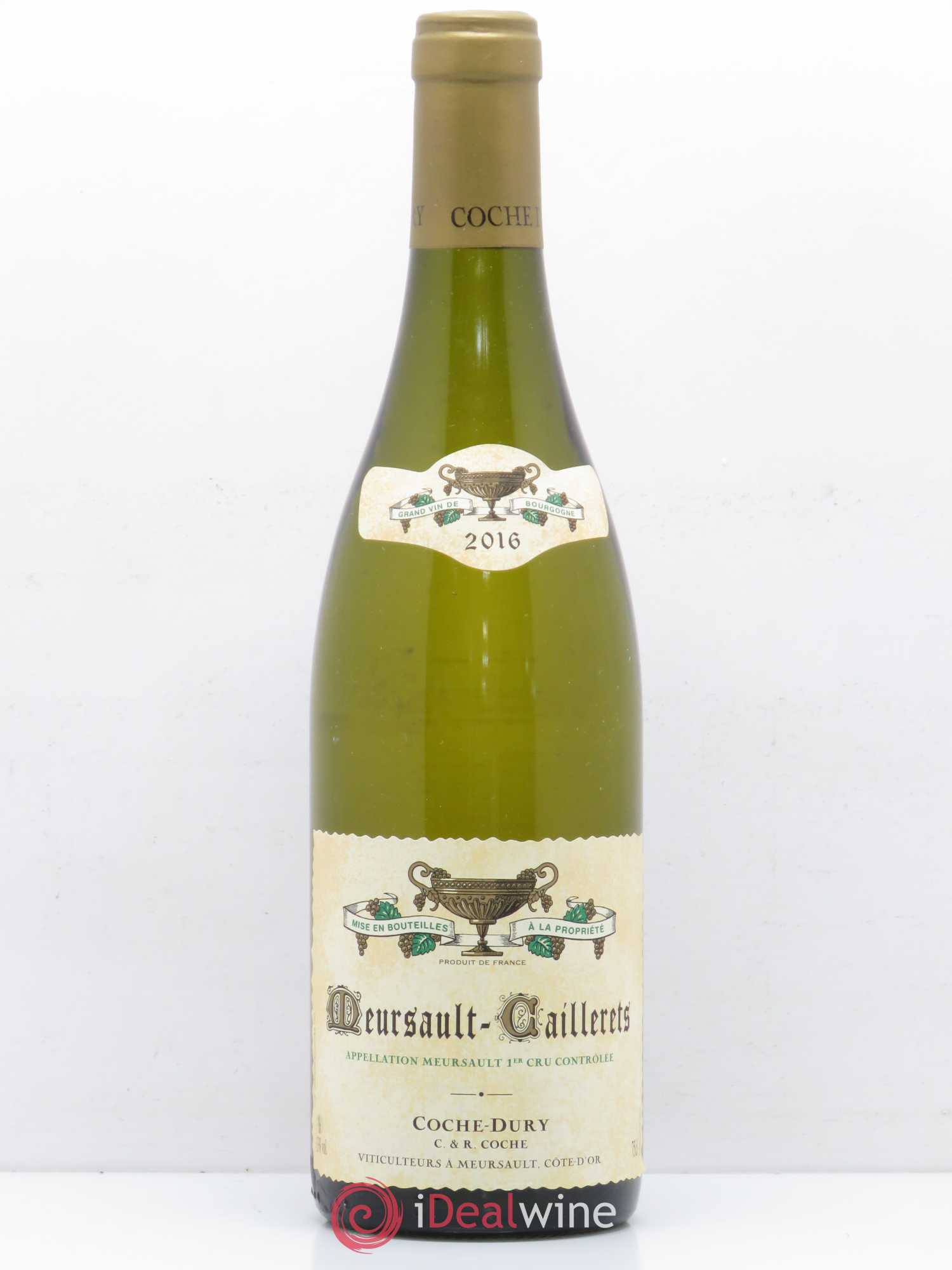 Meursault 1er Cru Caillerets Coche Dury (Domaine) 2016 - Lot de 1 bouteille - 0