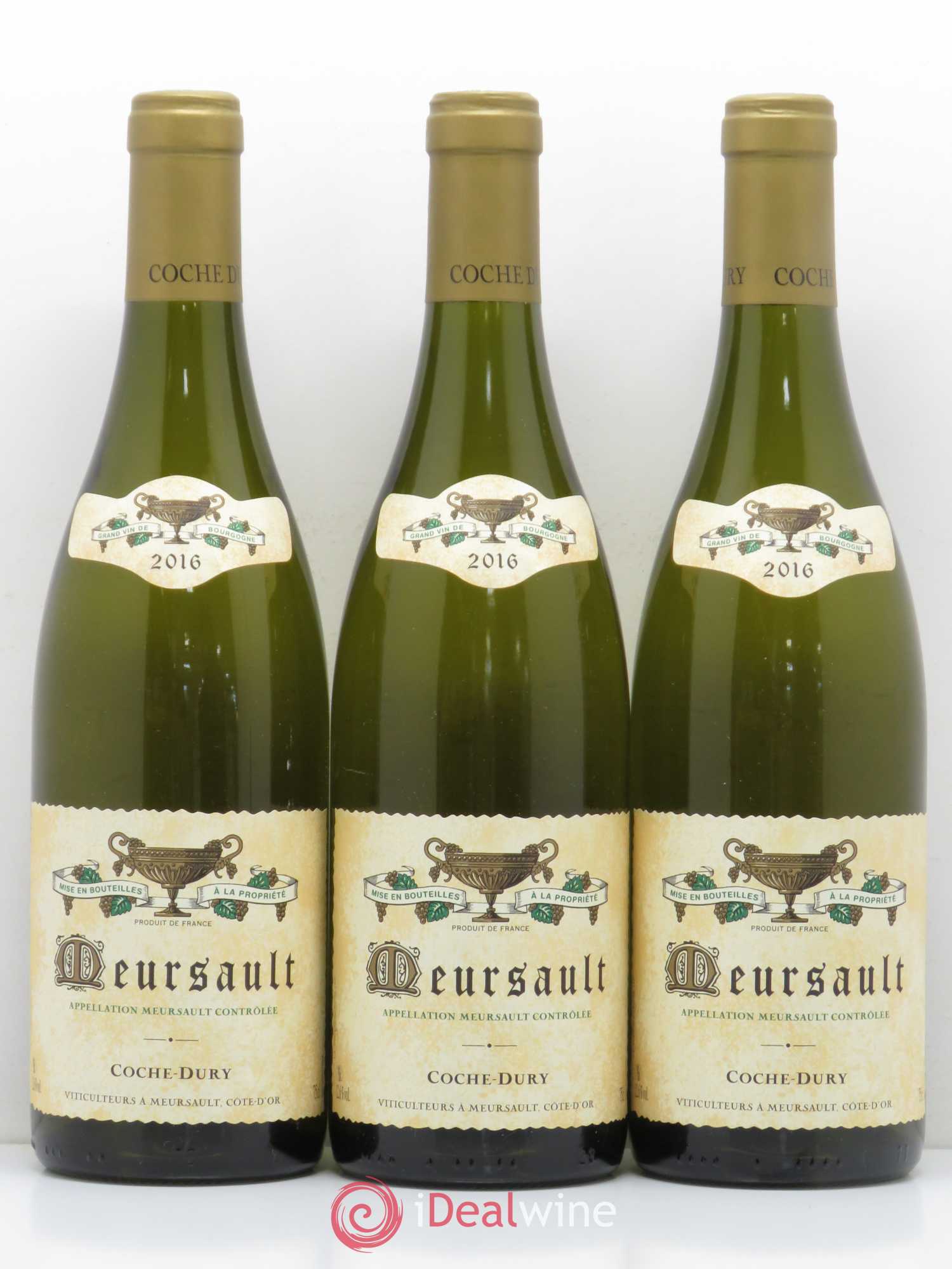 Meursault Coche Dury (Domaine) 2016 - Lot de 3 bouteilles - 0