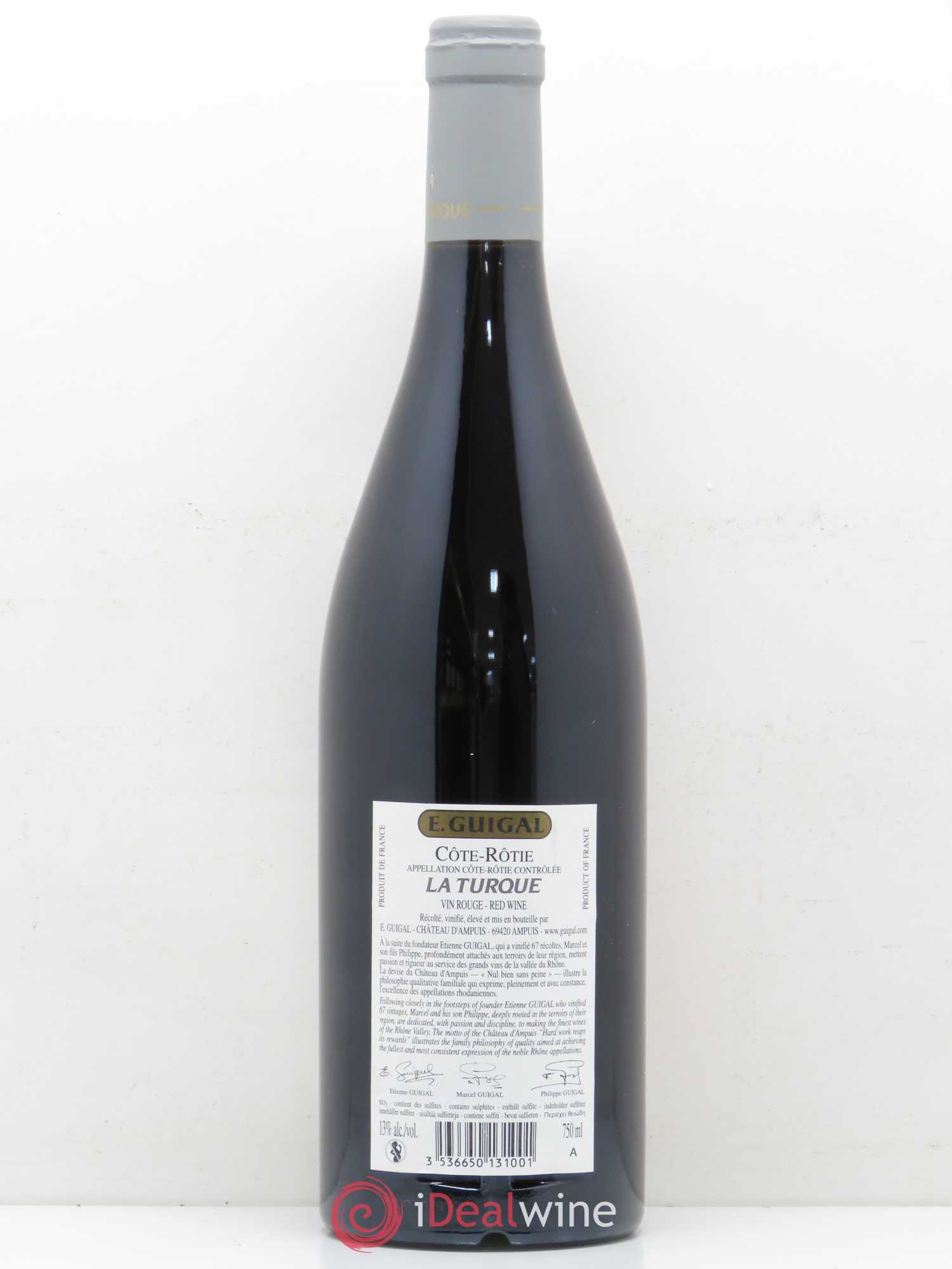 Côte-Rôtie La Turque Guigal 2007 - Lot de 1 bouteille - 1