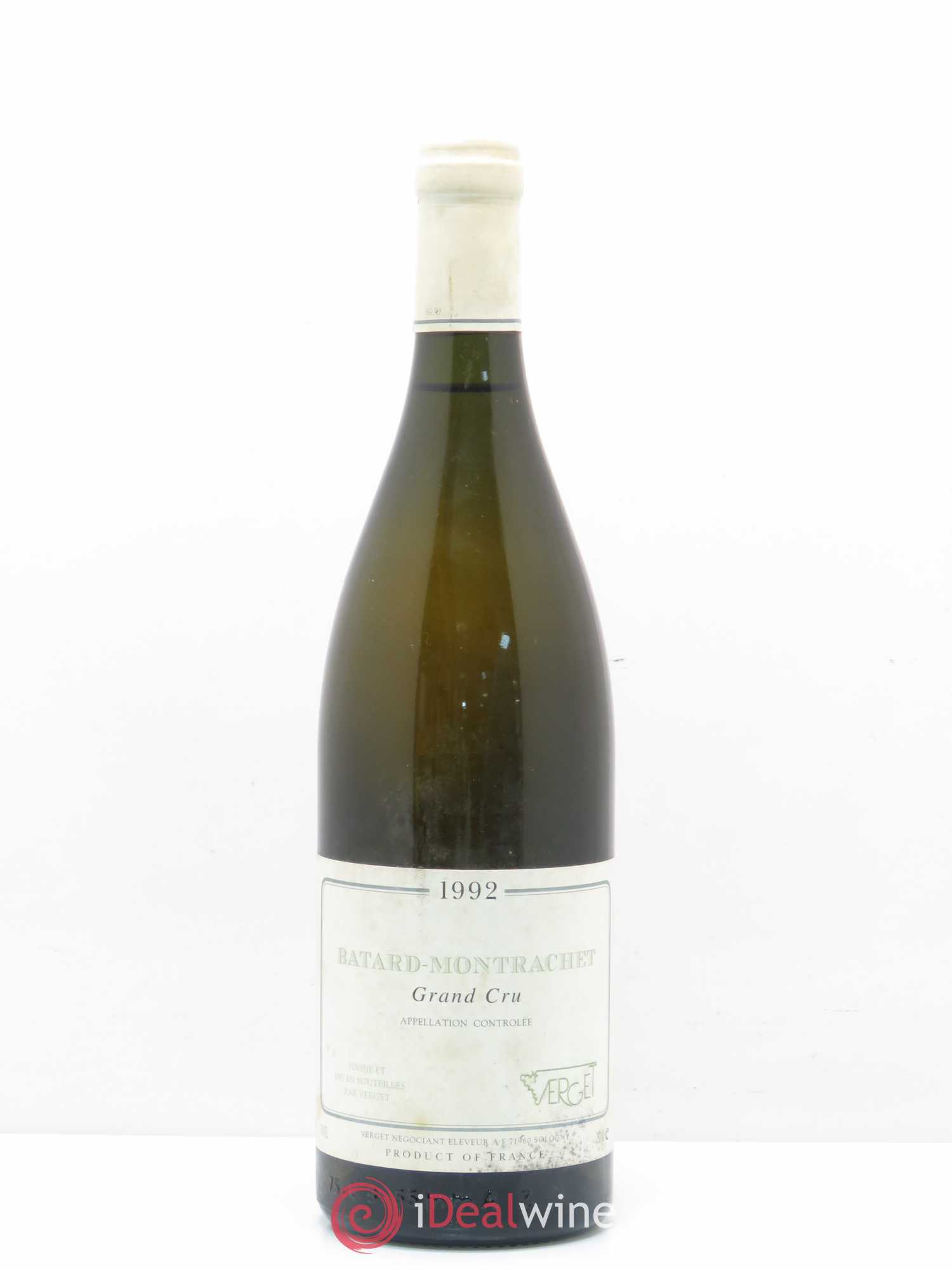 Bâtard-Montrachet Grand Cru Verget 1992 - Lot de 1 bouteille - 0