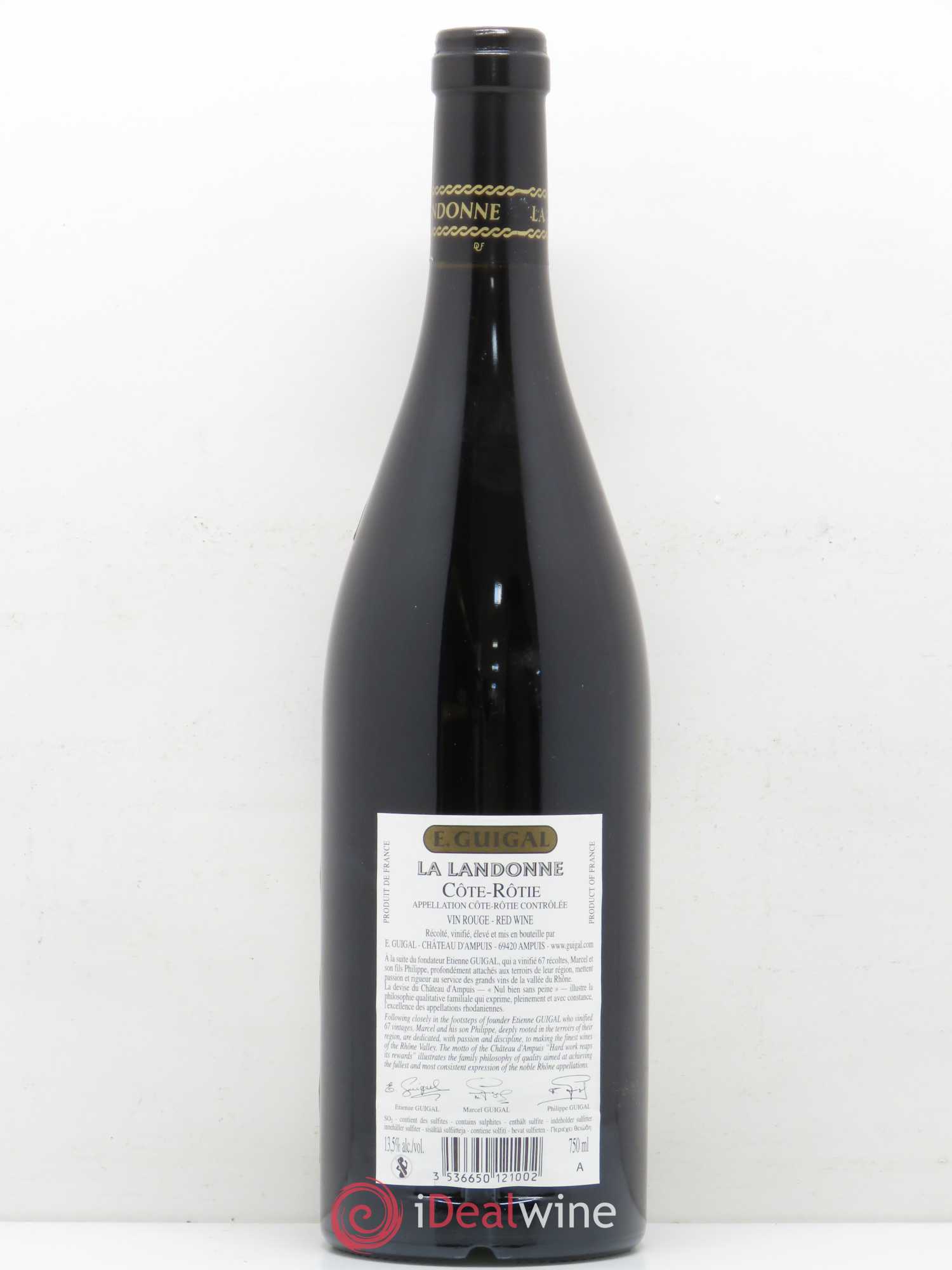 Côte-Rôtie La Landonne Guigal 2012 - Lot de 1 bouteille - 1