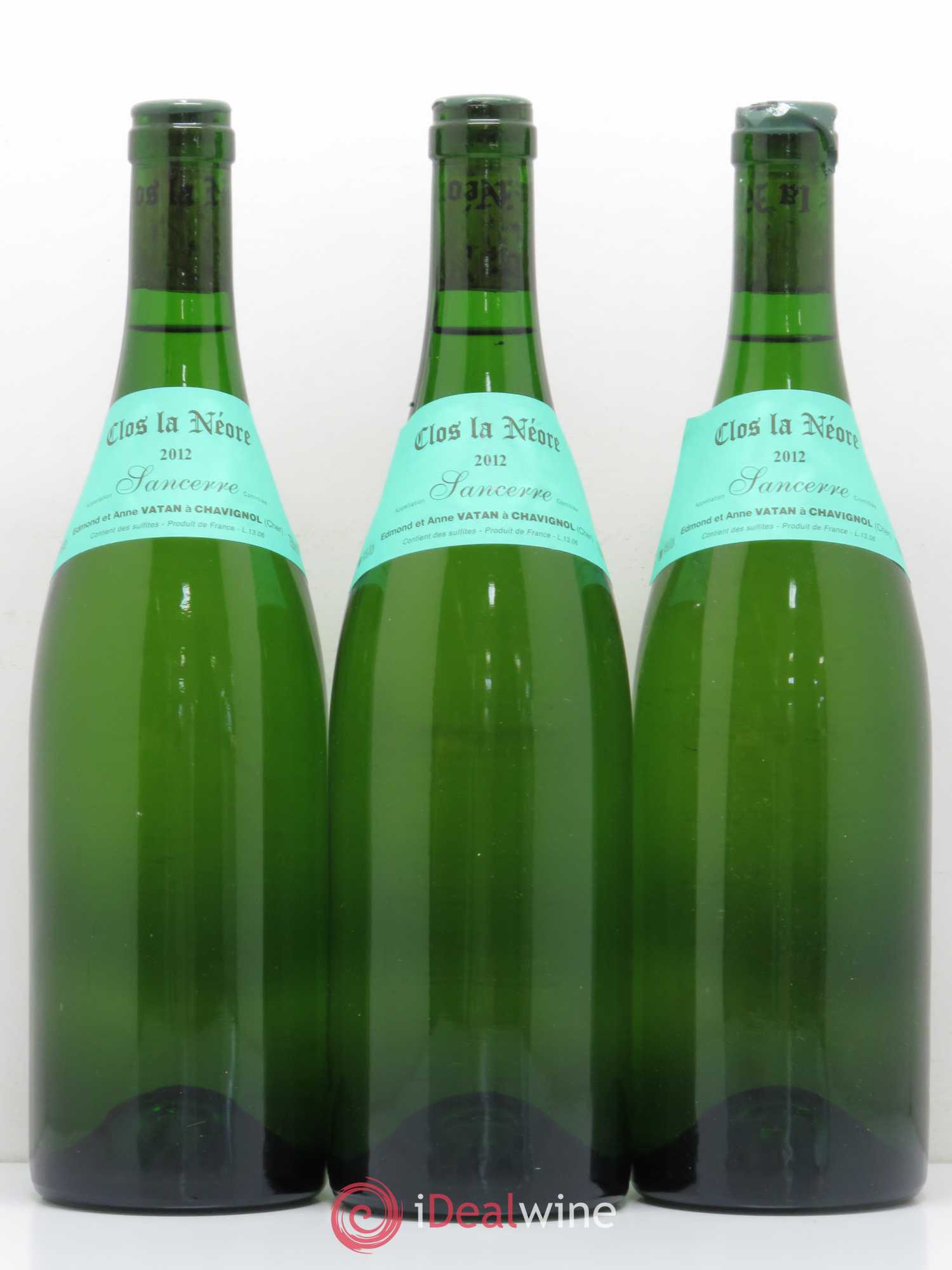 Sancerre Clos la Neore Edmond Vatan 2012 - Lot de 6 bouteilles - 2