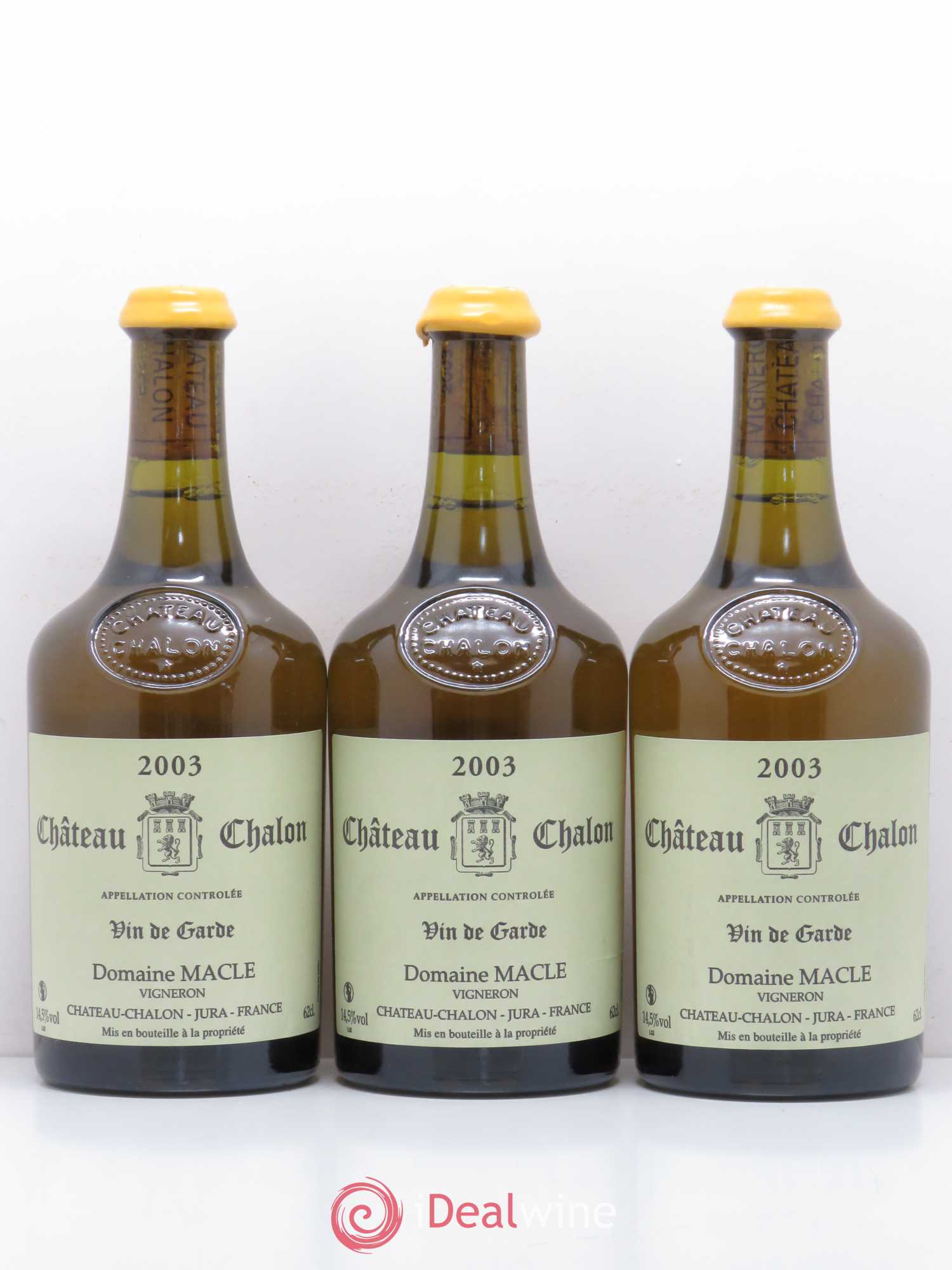Château-Chalon Jean Macle 2003 - Lot de 3 bouteilles - 0