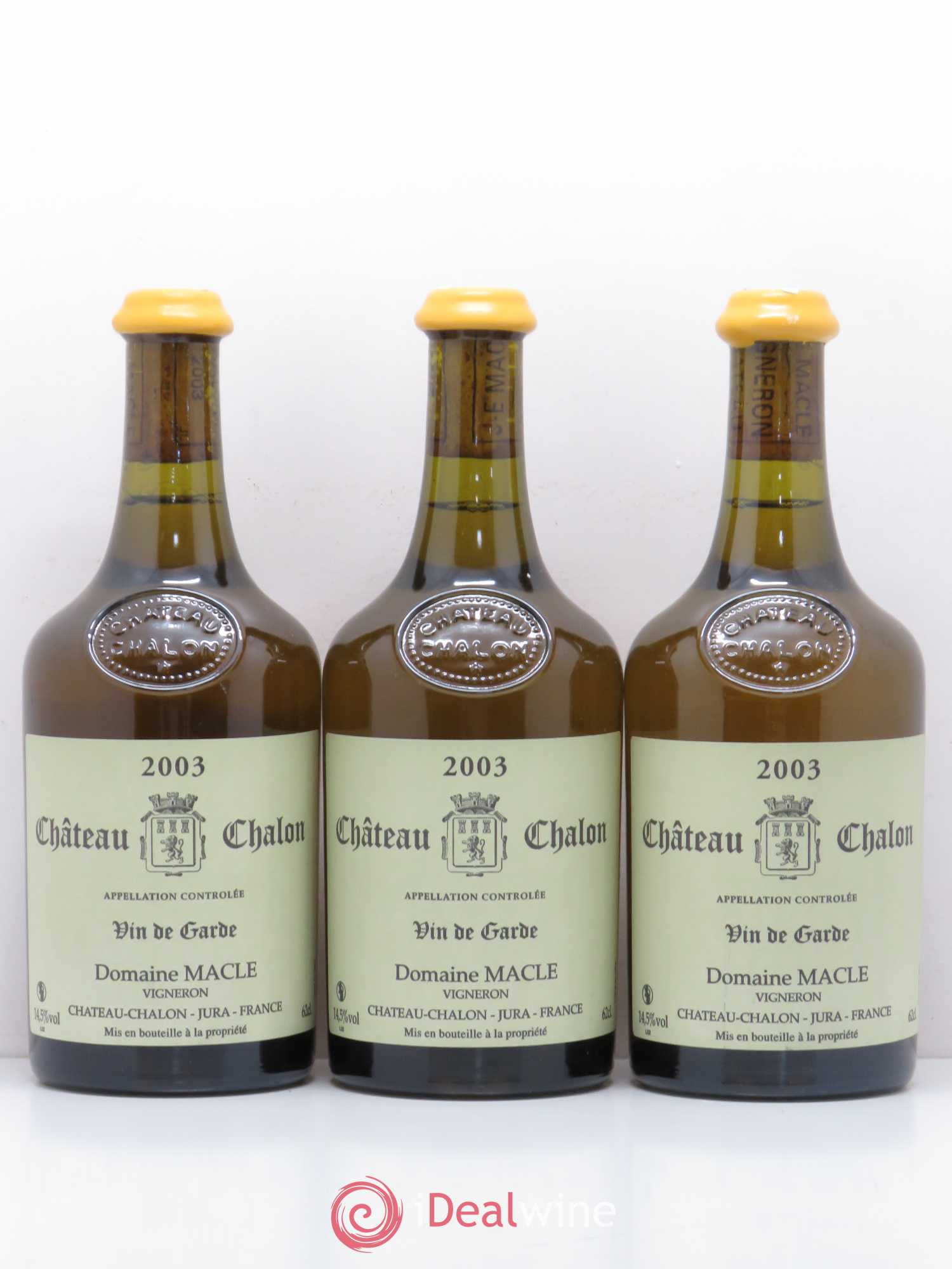 Château-Chalon Jean Macle 2003 - Lot de 3 bouteilles - 0