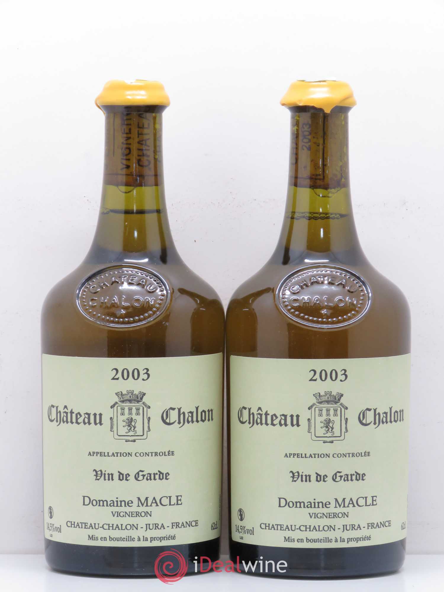 Château-Chalon Jean Macle 2003 - Lot de 2 bouteilles - 0