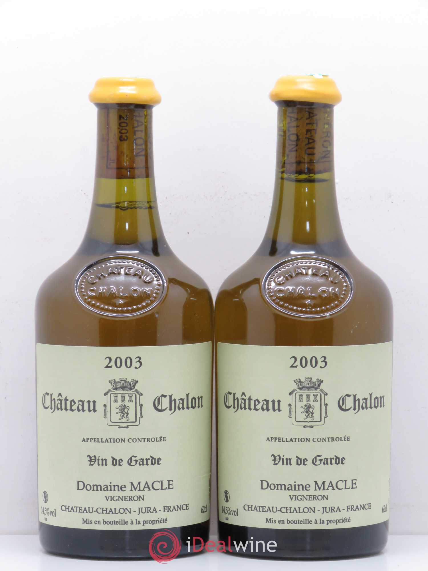 Château-Chalon Jean Macle 2003 - Lot de 2 bouteilles - 0