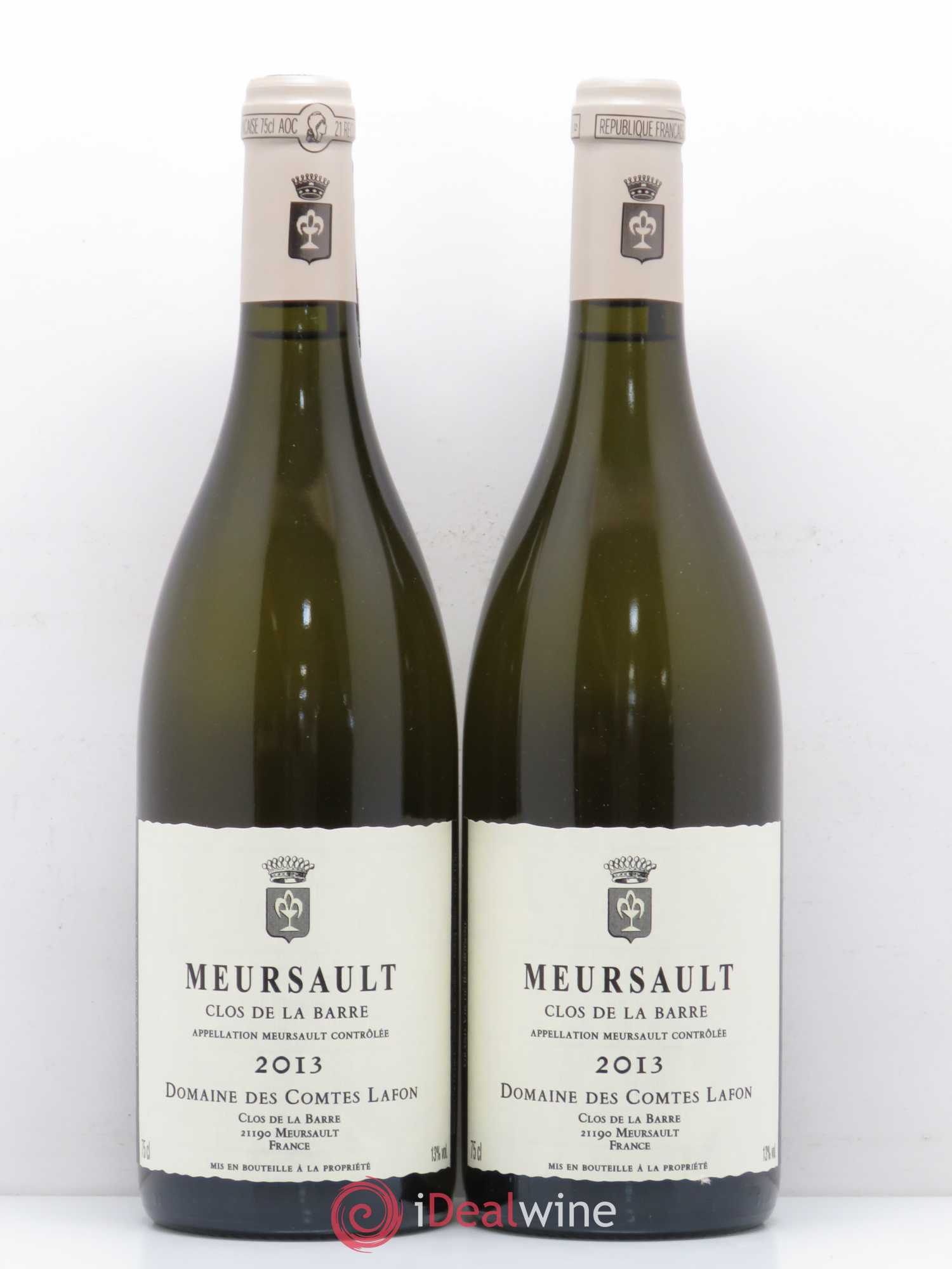 Meursault Clos de la Barre Comtes Lafon (Domaine des) 2013 - Lot de 2 bouteilles - 0