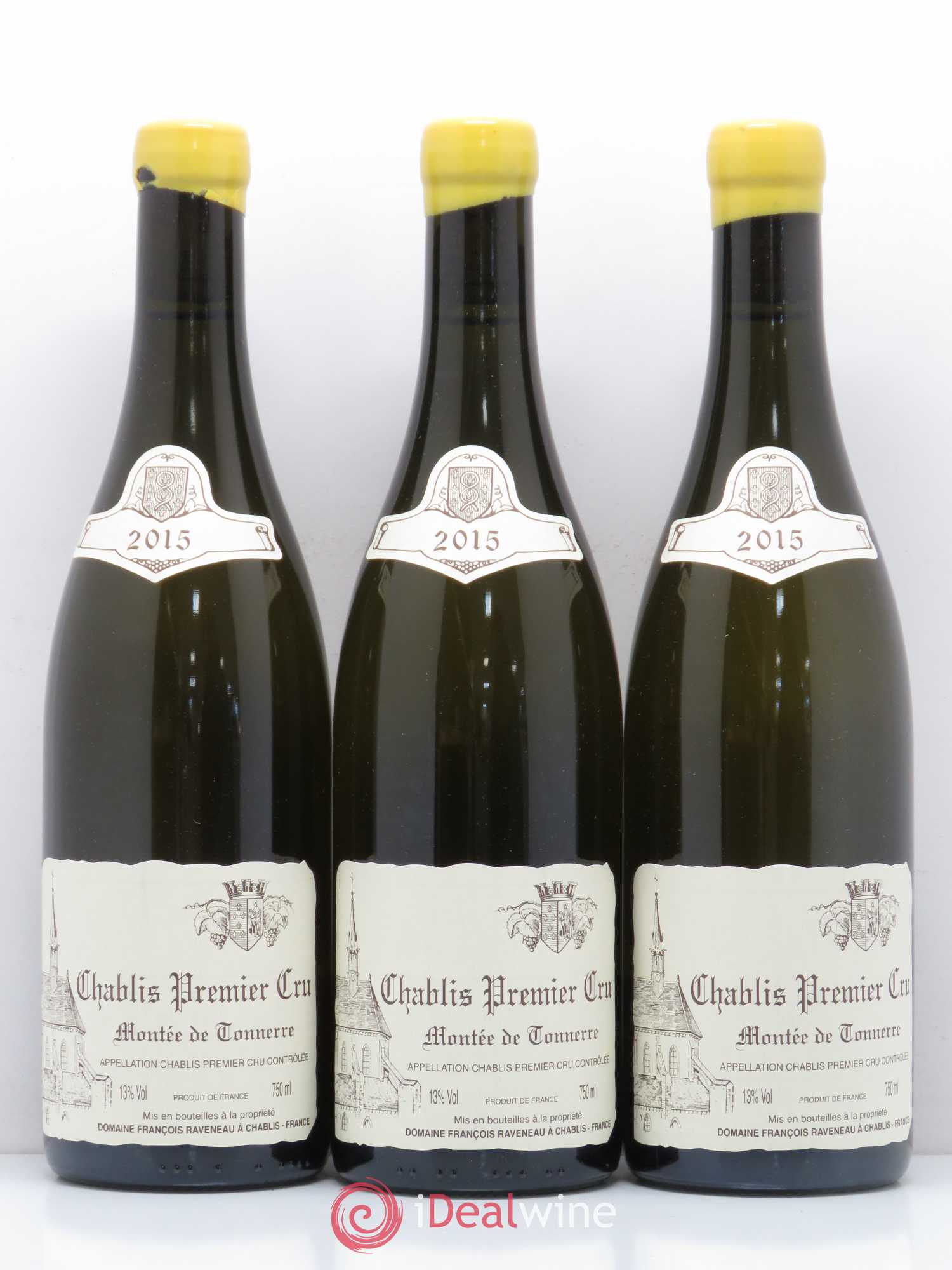 Chablis 1er Cru Montée de Tonnerre Raveneau (Domaine) 2015 - Lot de 3 bouteilles - 0