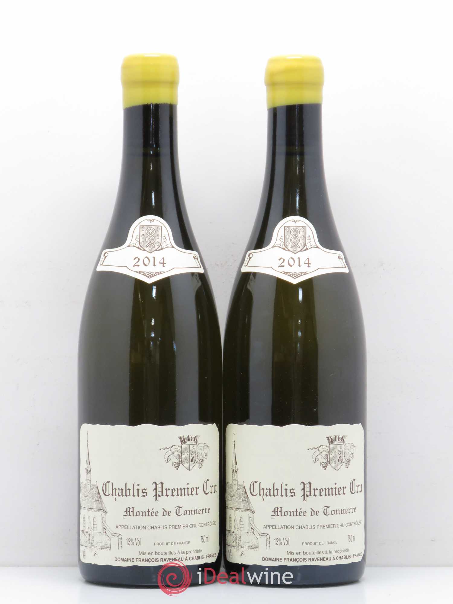 Chablis 1er Cru Montée de Tonnerre Raveneau (Domaine) 2014 - Lot de 2 bouteilles - 0