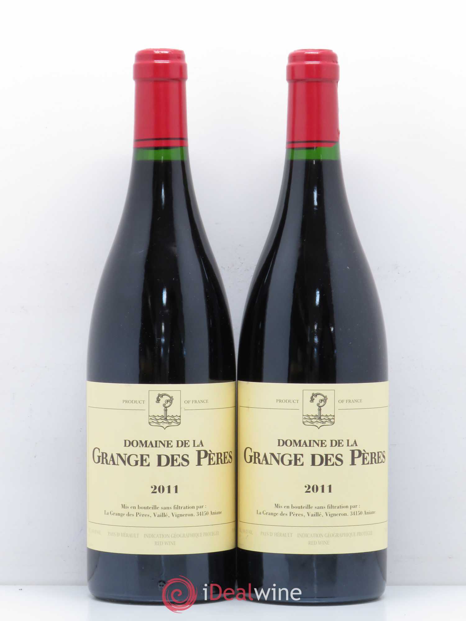 Pays d'Hérault Grange des Pères Laurent Vaillé 2011 - Lot de 2 bouteilles - 0