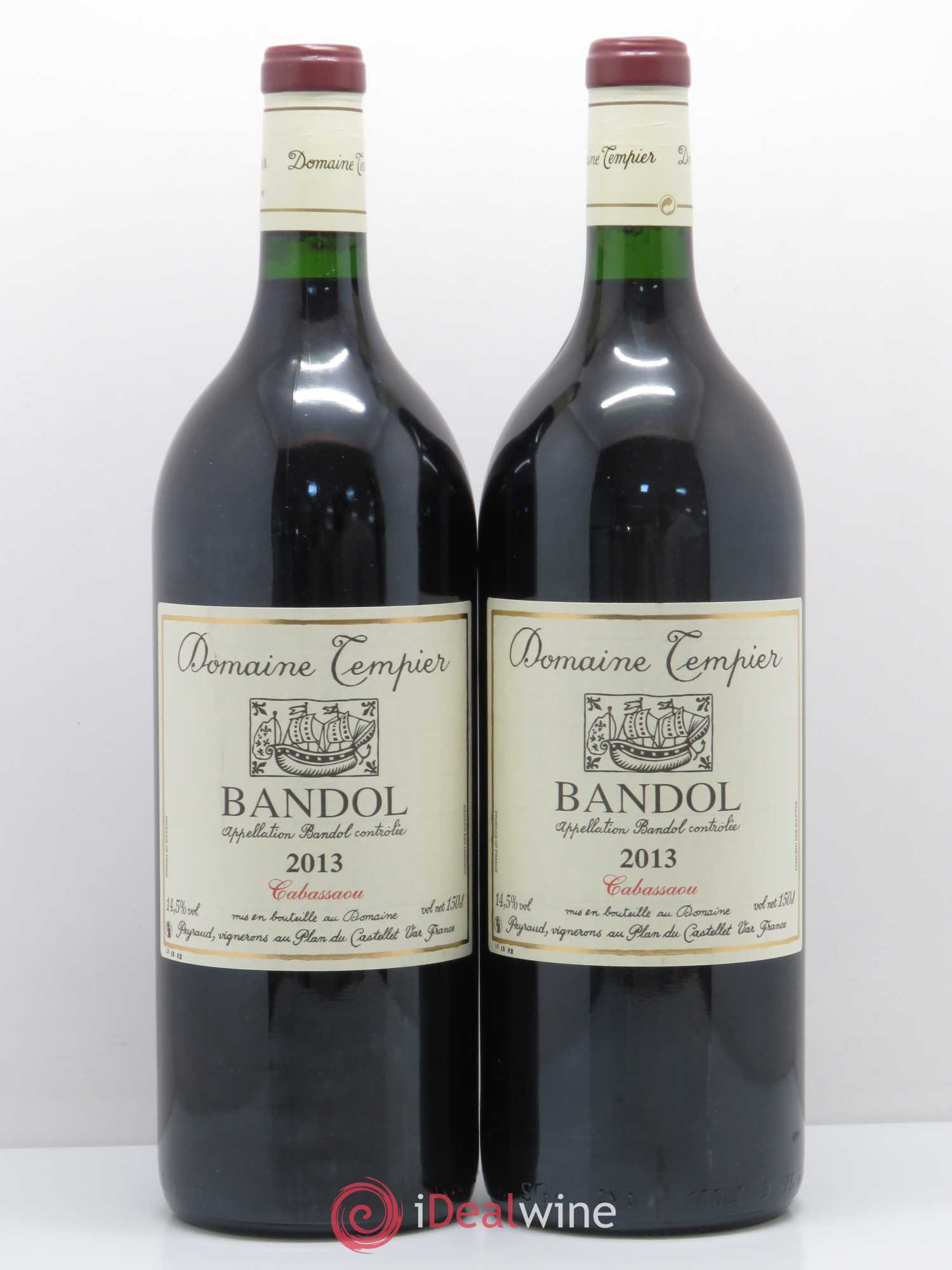 Bandol Domaine Tempier Cuvée Cabassaou Famille Peyraud 2013 - Lot de 2 magnums - 0