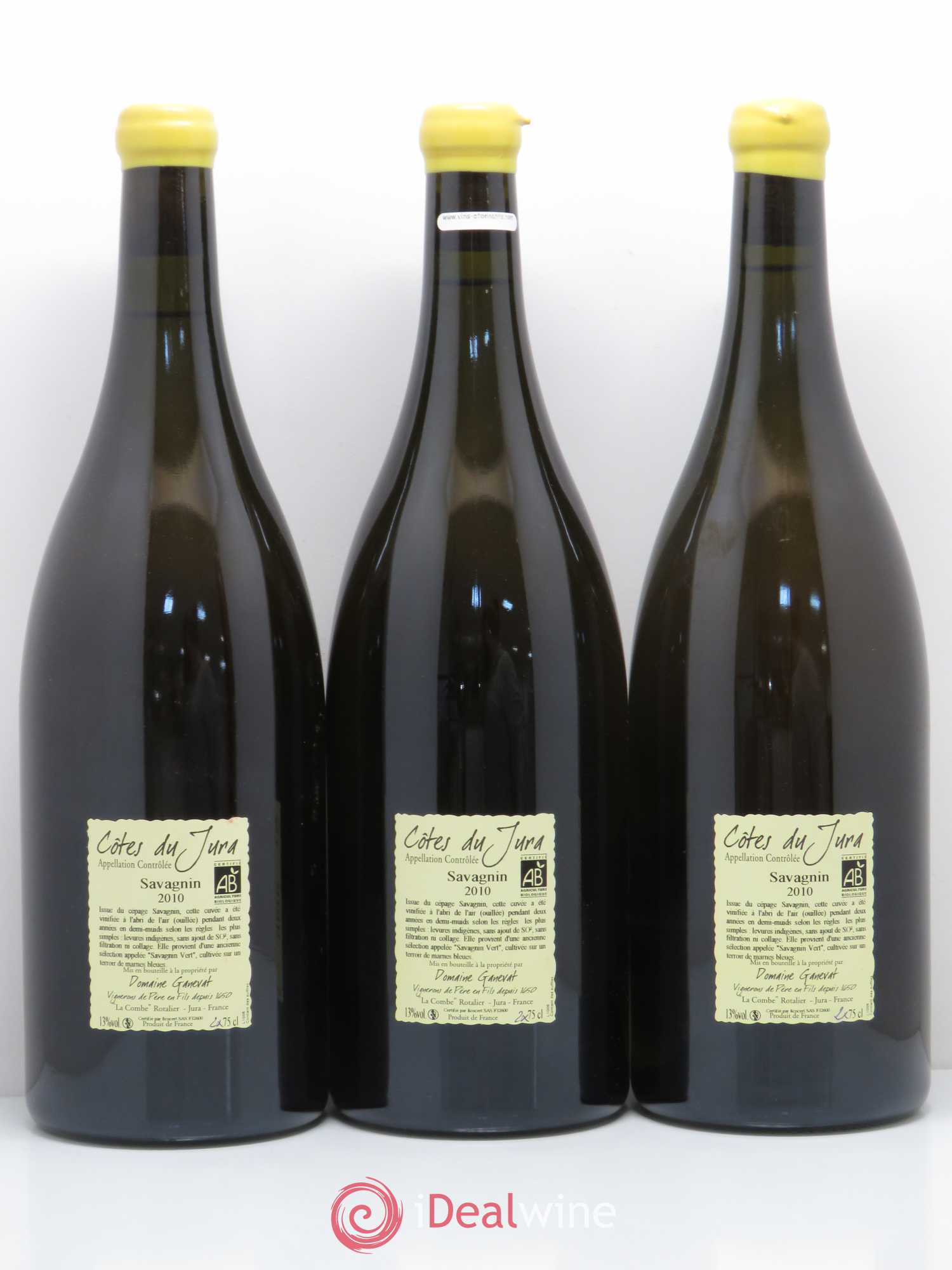 Côtes du Jura Les Chalasses Marnes Bleues Jean-François Ganevat (Domaine) 2010 - Lot de 3 magnums - 1