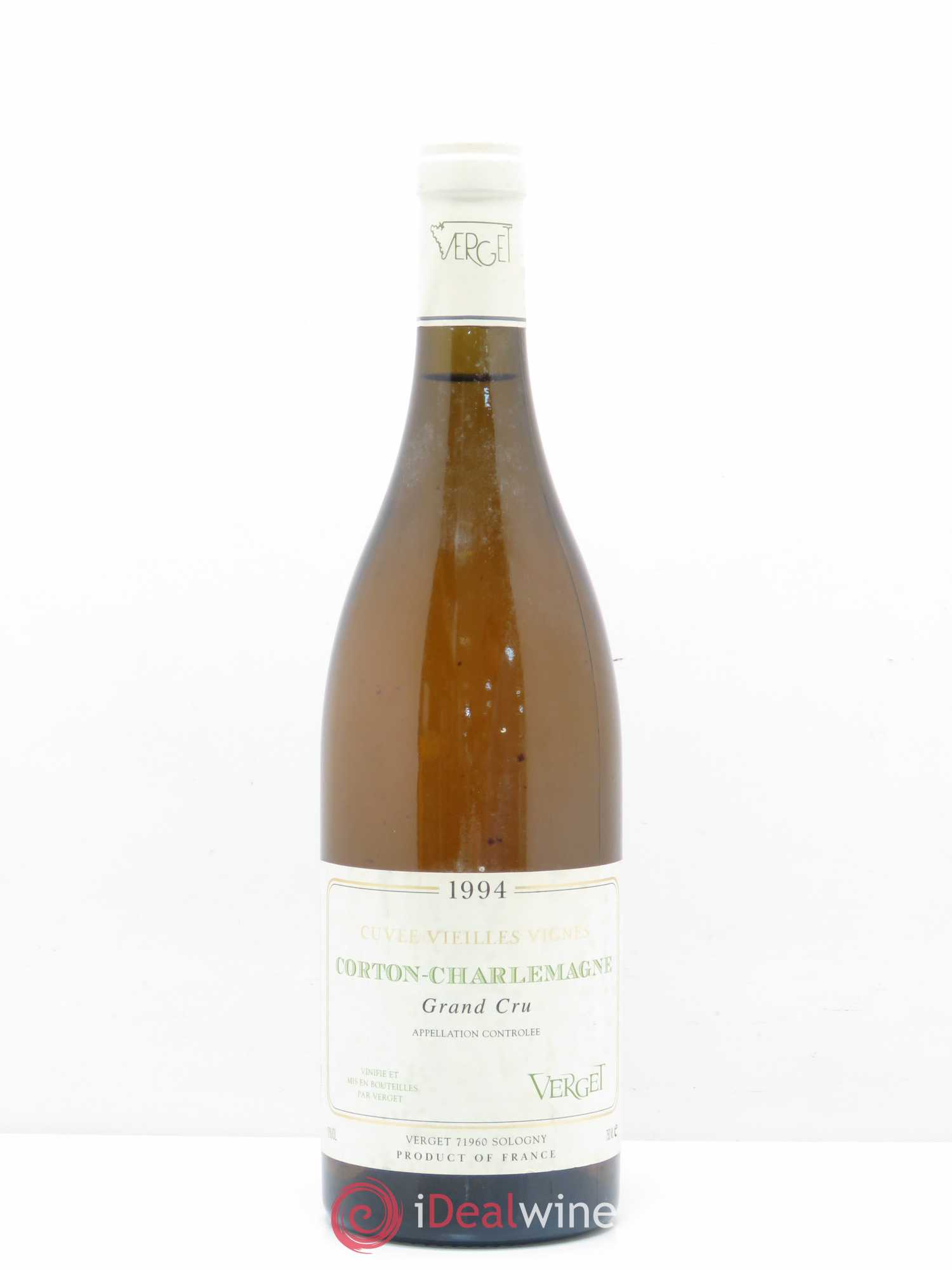 Corton-Charlemagne Grand Cru Vieilles vignes Verget 1994 - Posten von 1 Flasche - 0