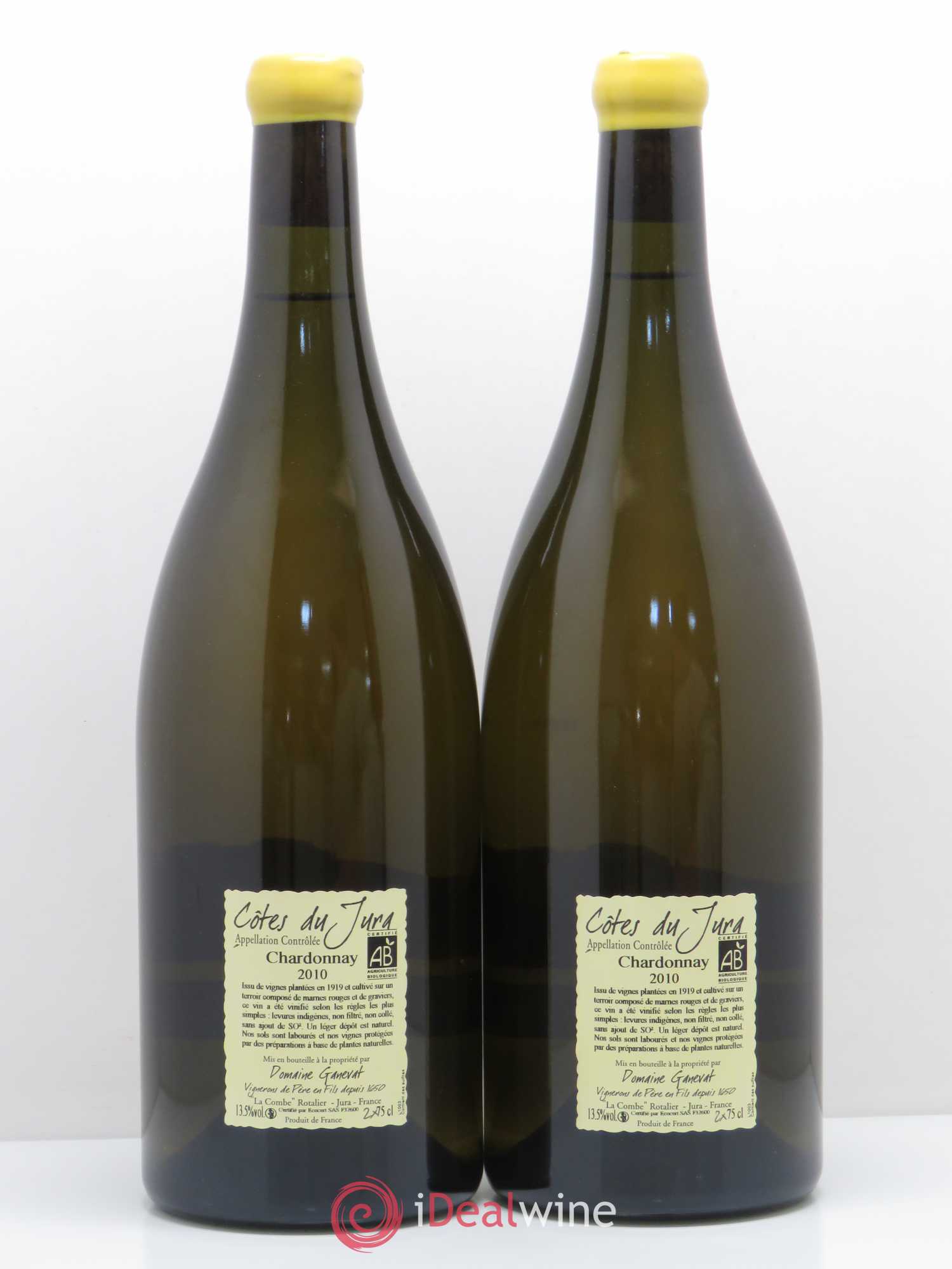 Côtes du Jura Les Grands Teppes Vieilles Vignes Jean-François Ganevat (Domaine) 2010 - Lot de 2 magnums - 1