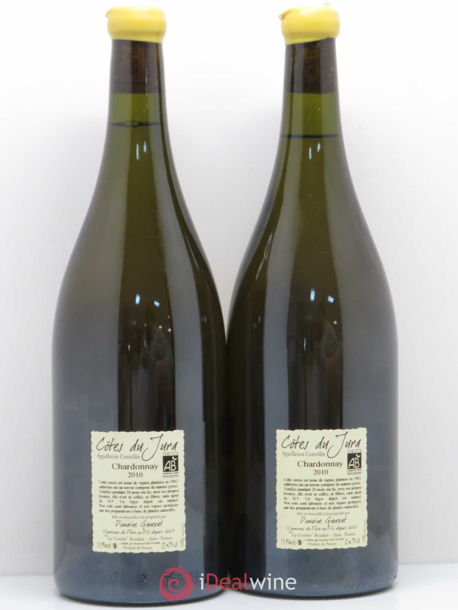 Côtes du Jura Les Chalasses Vieilles Vignes Jean-François Ganevat (Domaine) 2010 - Lot de 2 magnums - 1
