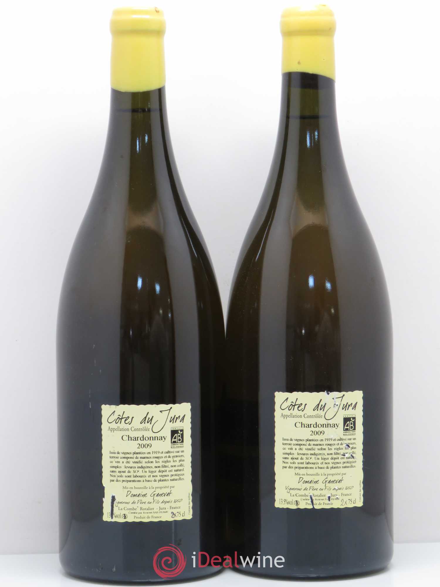 Côtes du Jura Les Grands Teppes Vieilles Vignes Jean-François Ganevat (Domaine) 2009 - Lot de 2 magnums - 1
