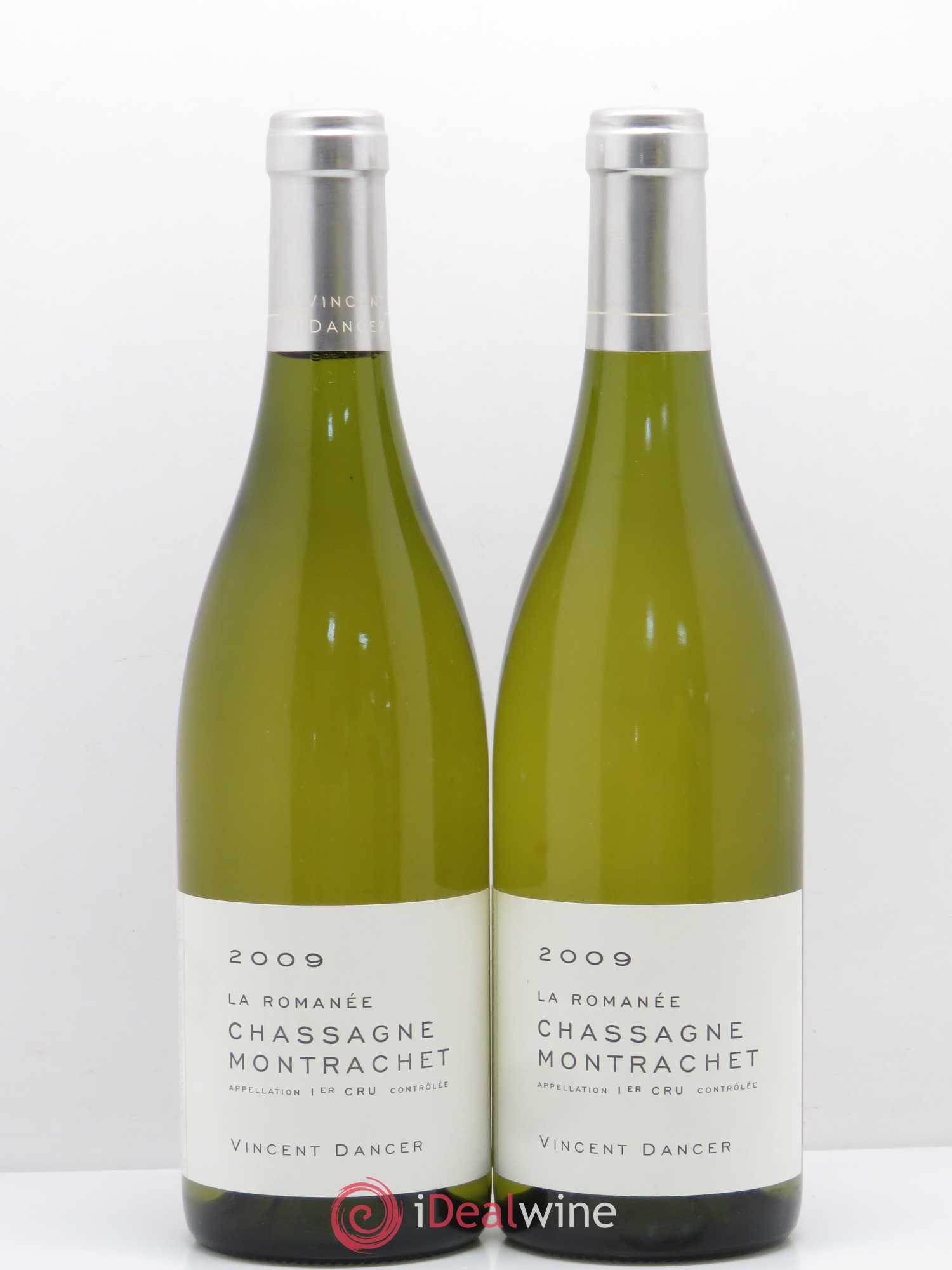 Chassagne-Montrachet 1er Cru La Romanée Vincent Dancer 2009 - Lot de 2 bouteilles - 0