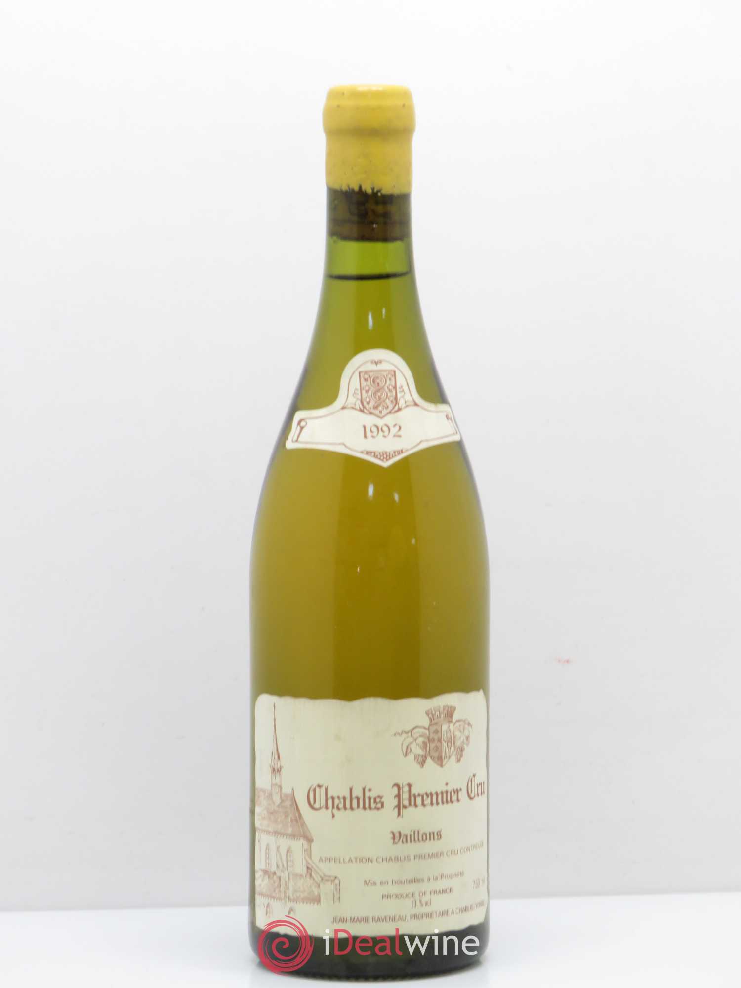 Chablis 1er Cru Vaillons Raveneau (Domaine) 1992 - Lot de 1 bouteille - 0