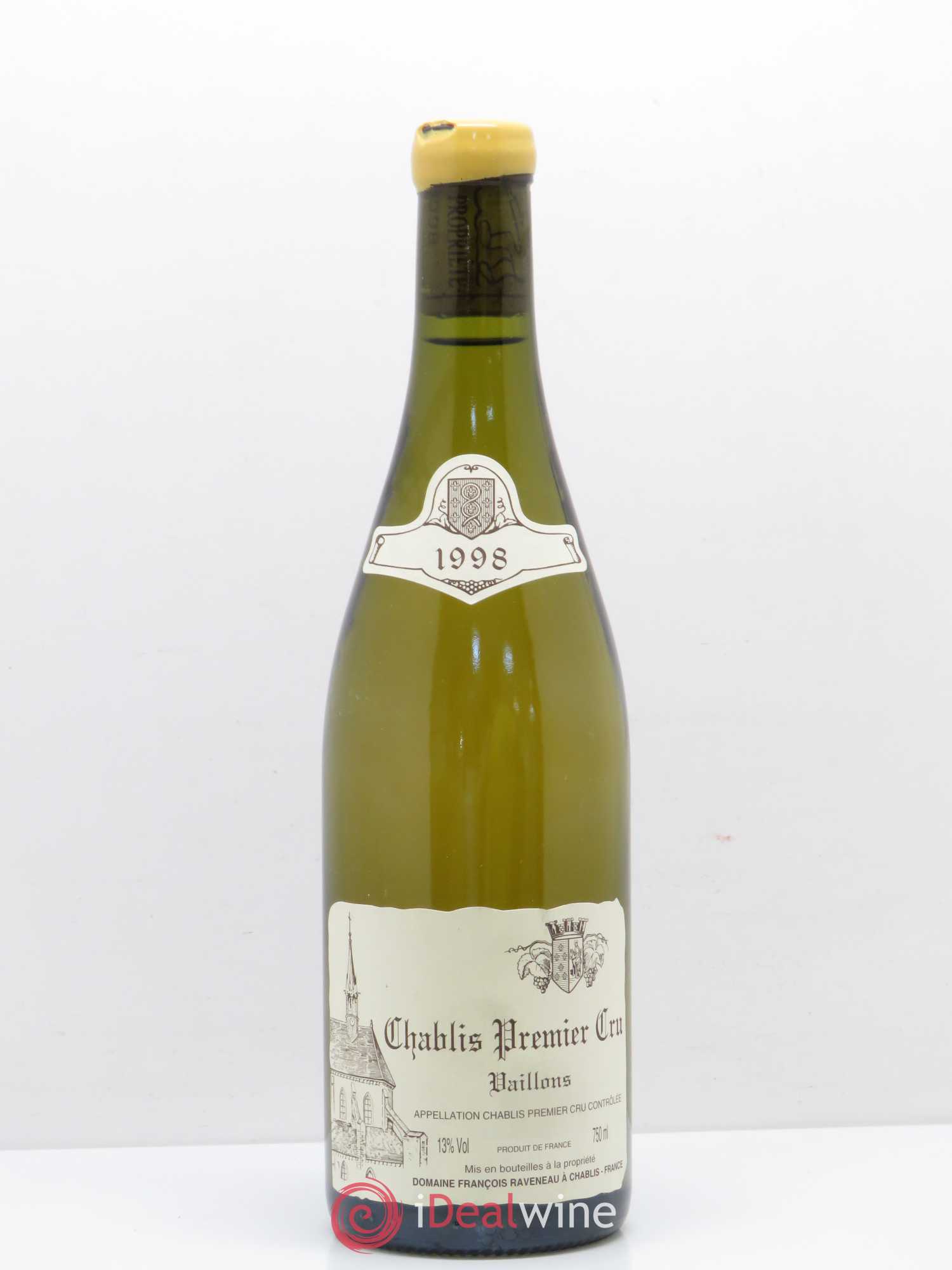 Chablis 1er Cru Vaillons Raveneau (Domaine) 1998 - Lot de 1 bouteille - 0