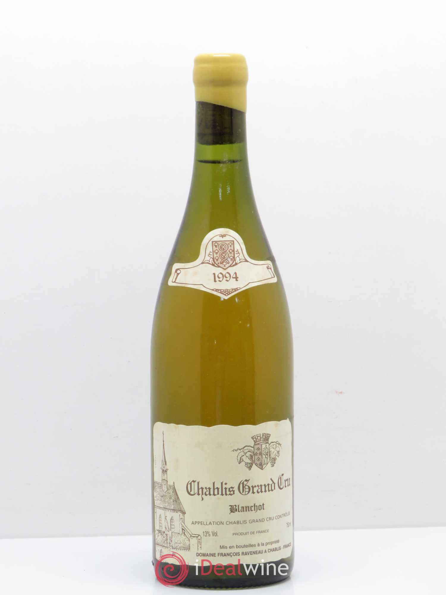 Chablis Grand Cru Blanchot Raveneau (Domaine) 1994 - Lot de 1 bouteille - 0